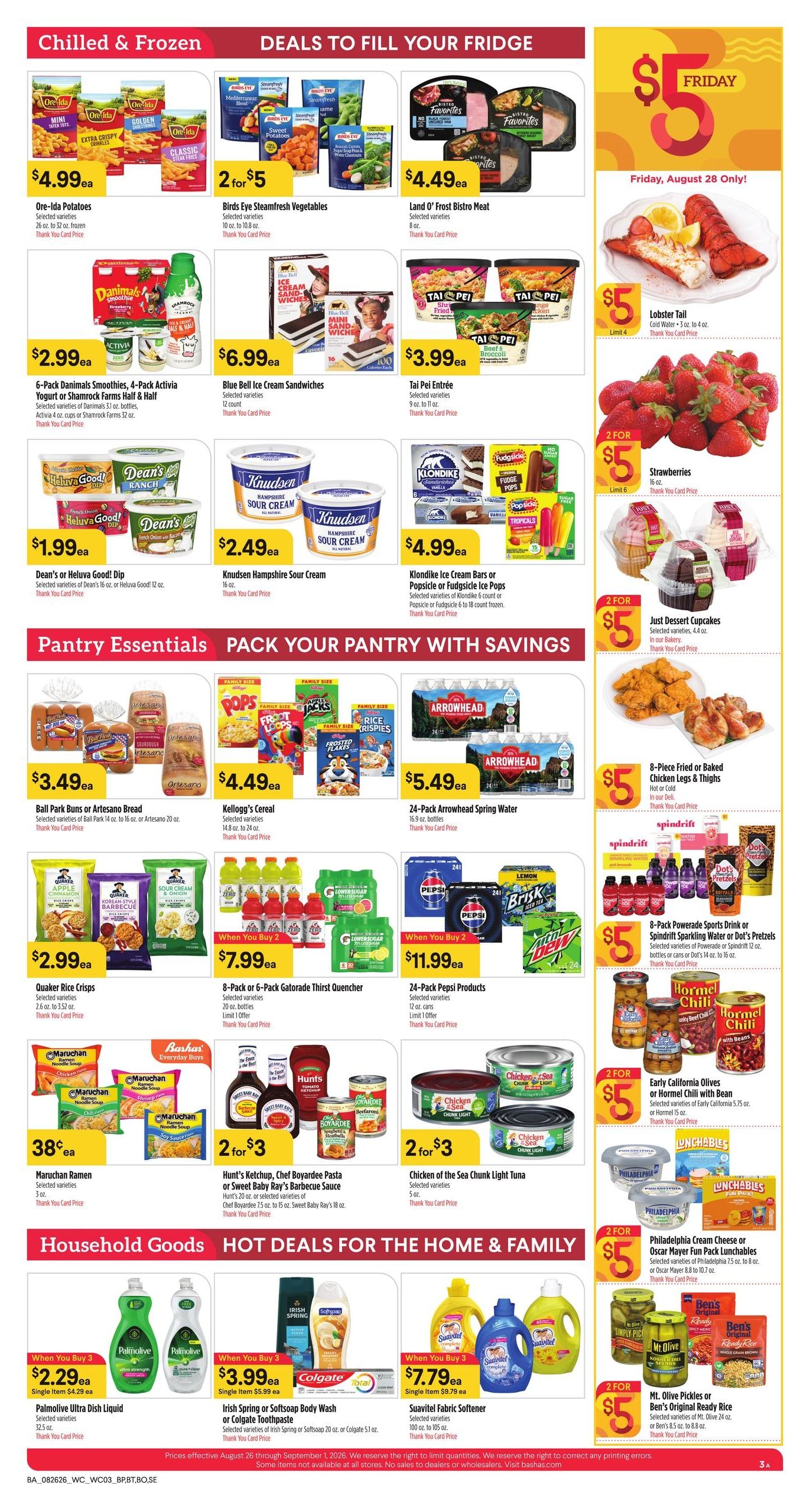 Bashas' (AZ) Weekly Ad August 26 - September 1, 2026