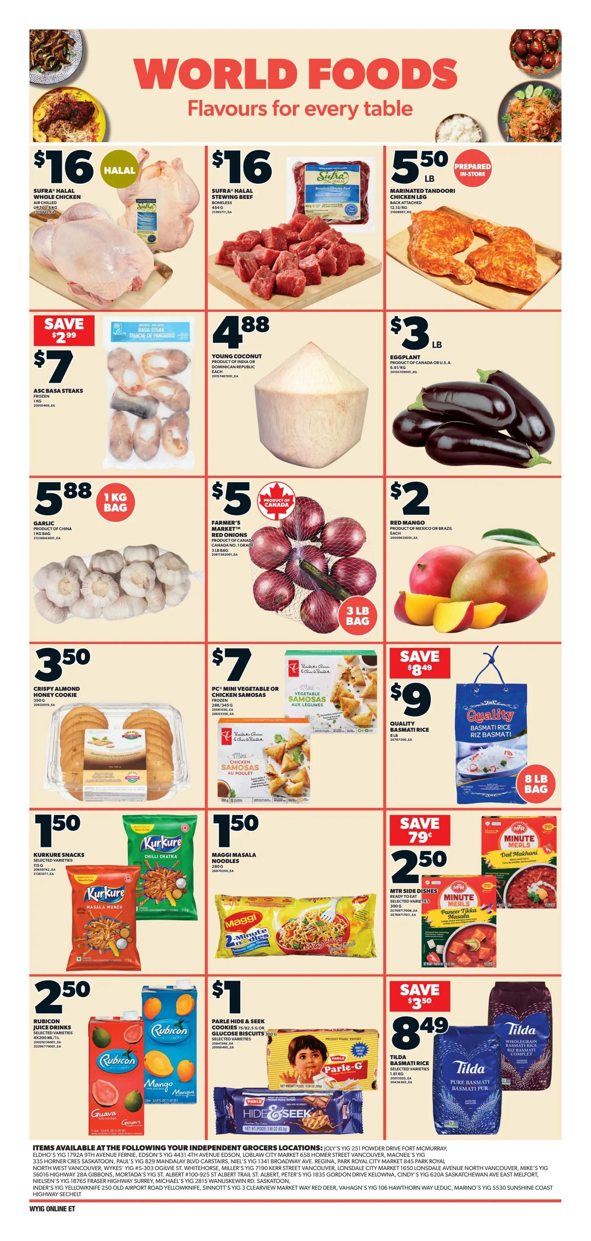 Independent Grocer (West) Flyer August 27 to September 2