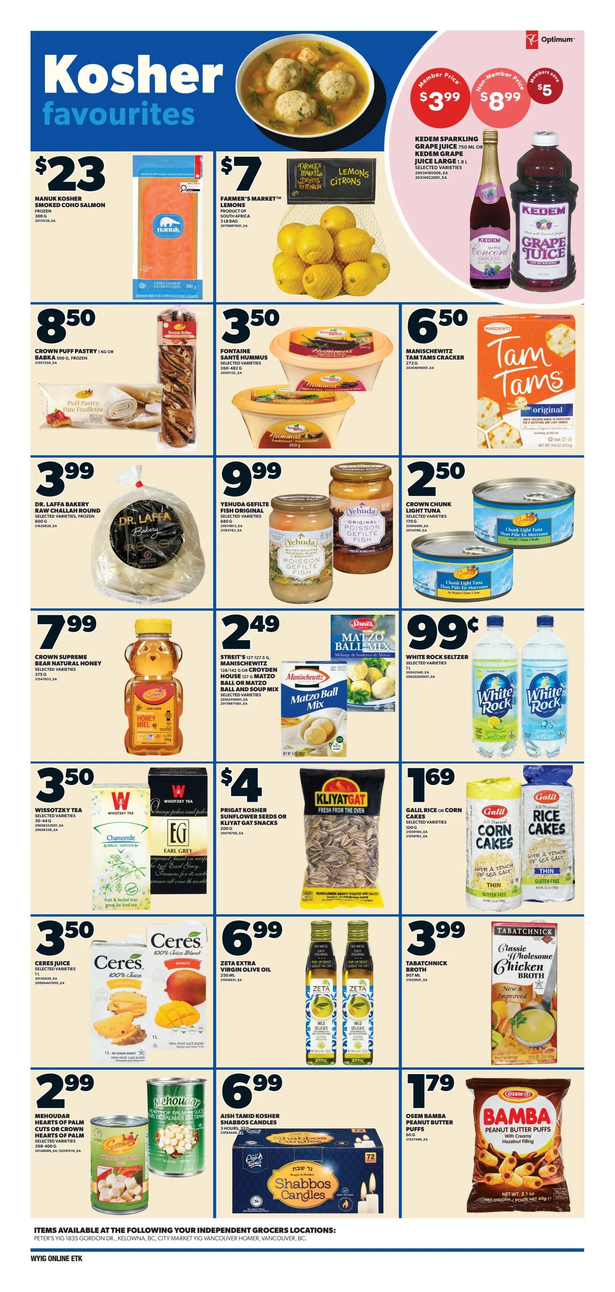 Independent Grocer (West) Flyer August 27 to September 2