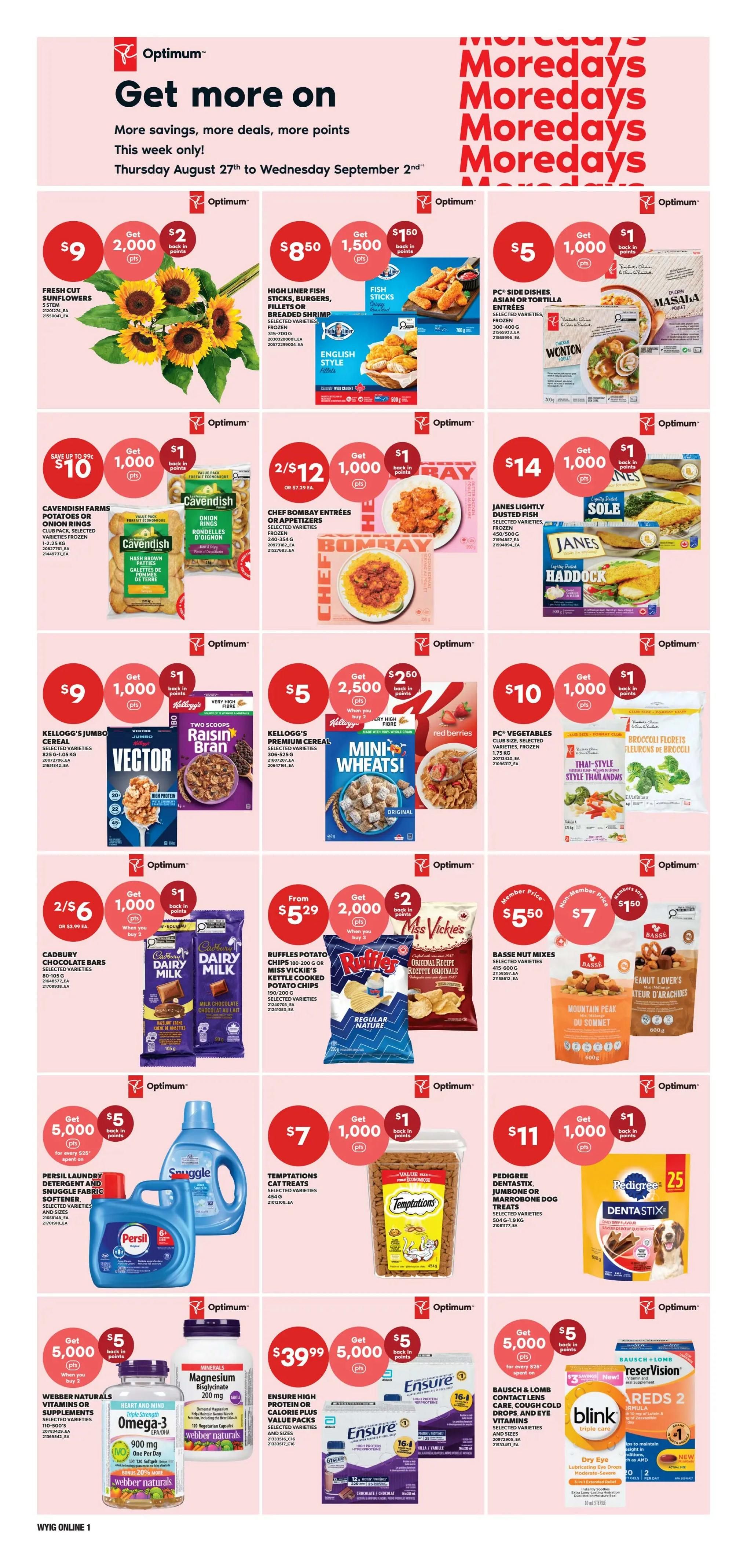 Independent Grocer (West) Flyer August 27 to September 2