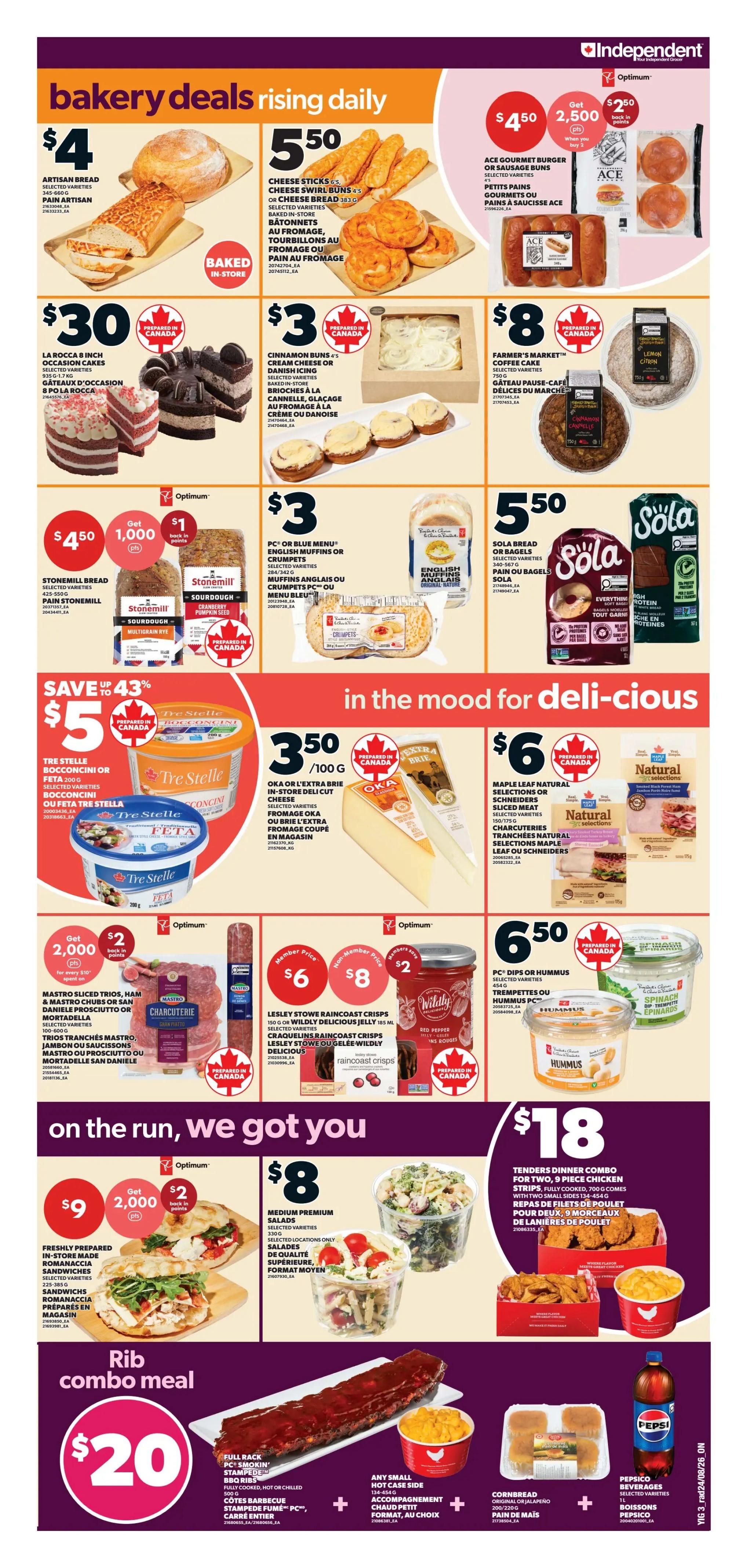 Independent Grocer (ON) Flyer August 27 to September 2