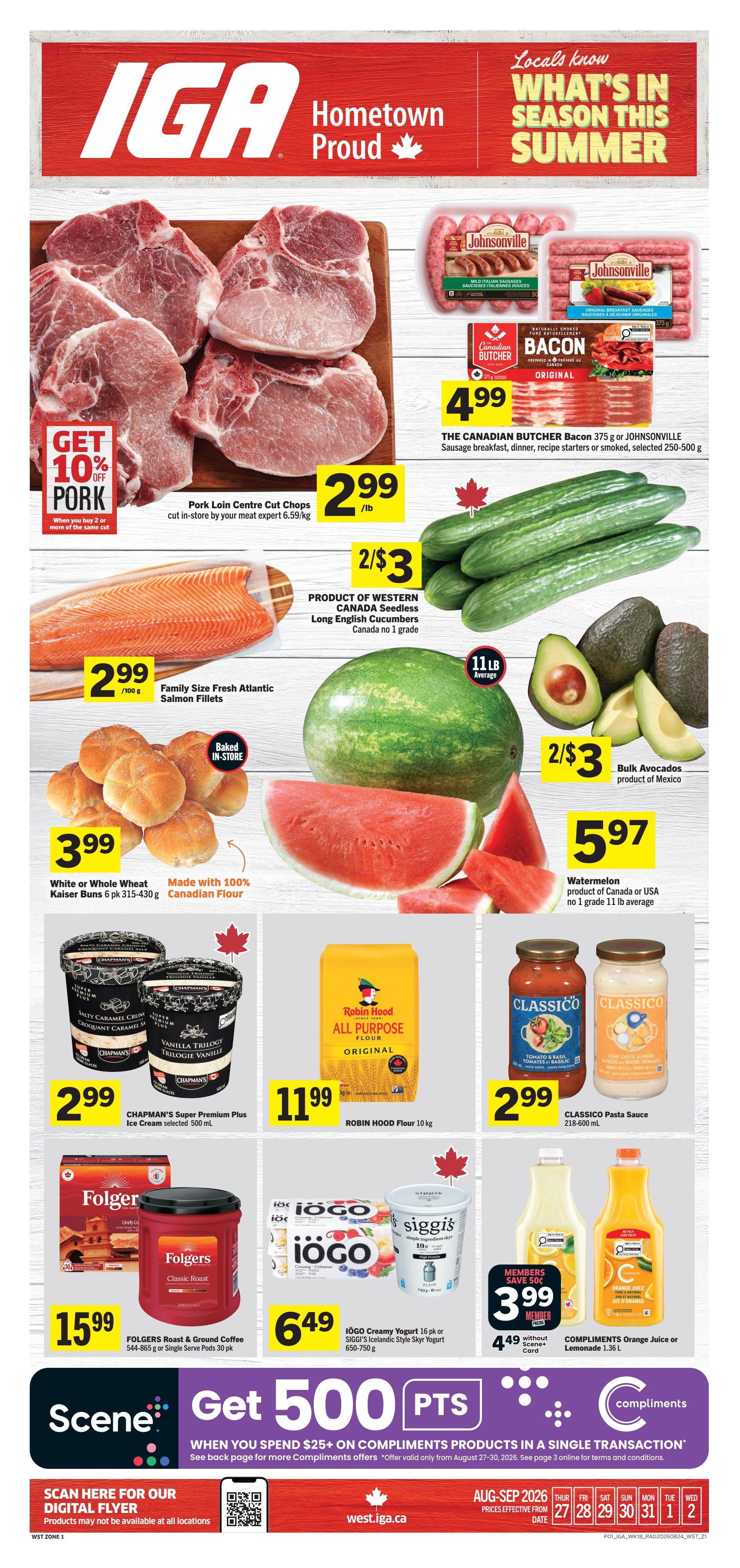 IGA (AB, BC) Flyer August 27 to September 2