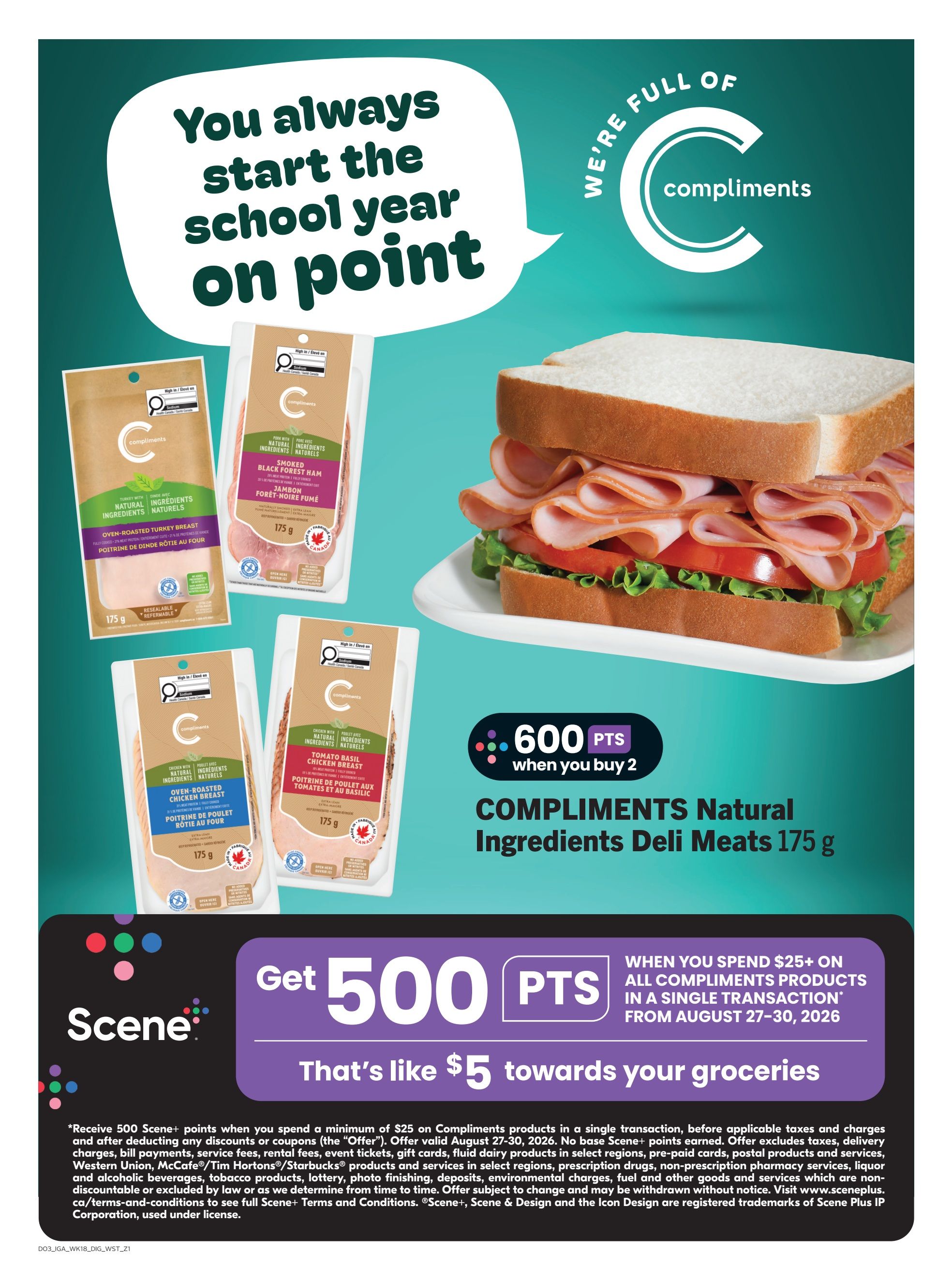 IGA (AB, BC) Flyer August 27 to September 2