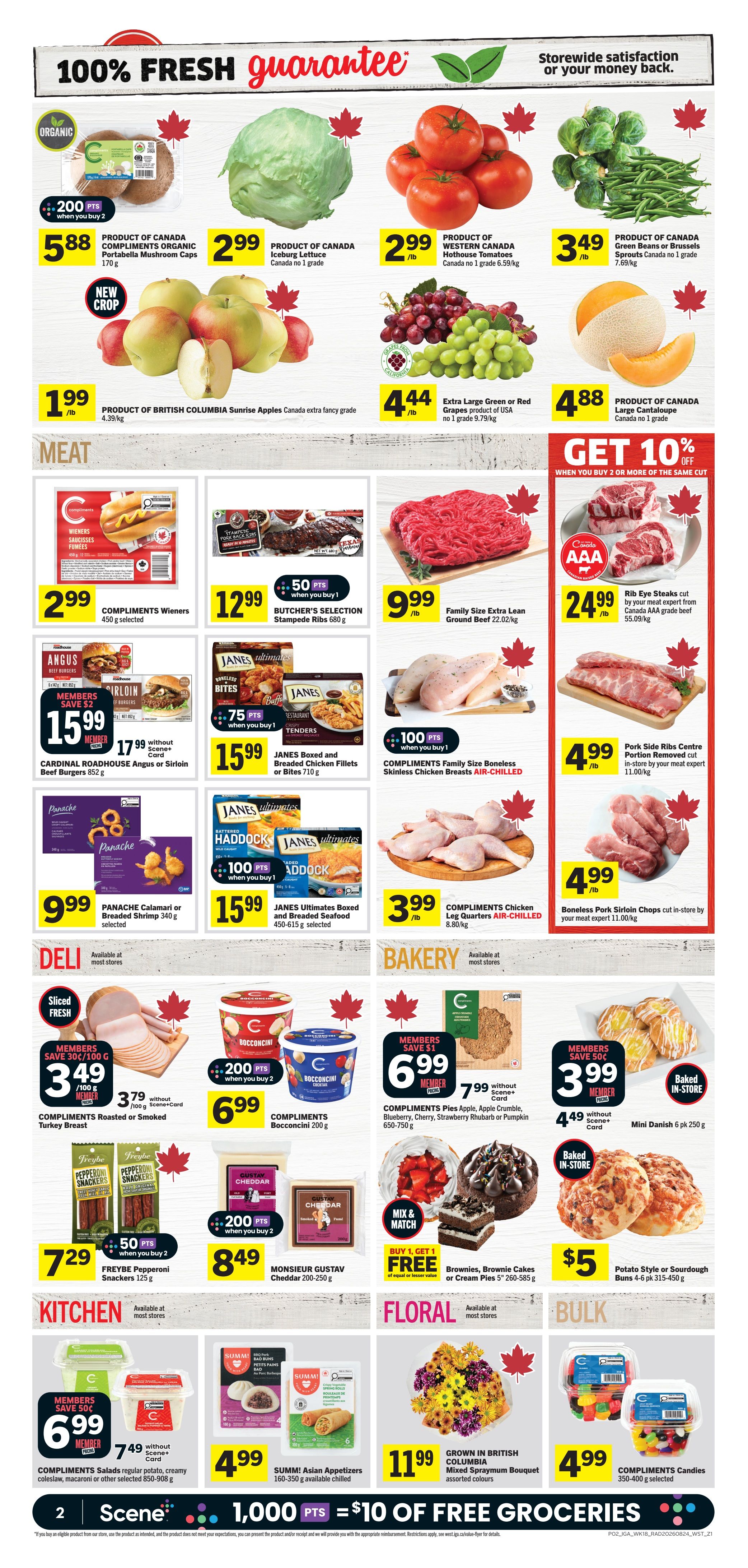 IGA (AB, BC) Flyer August 27 to September 2