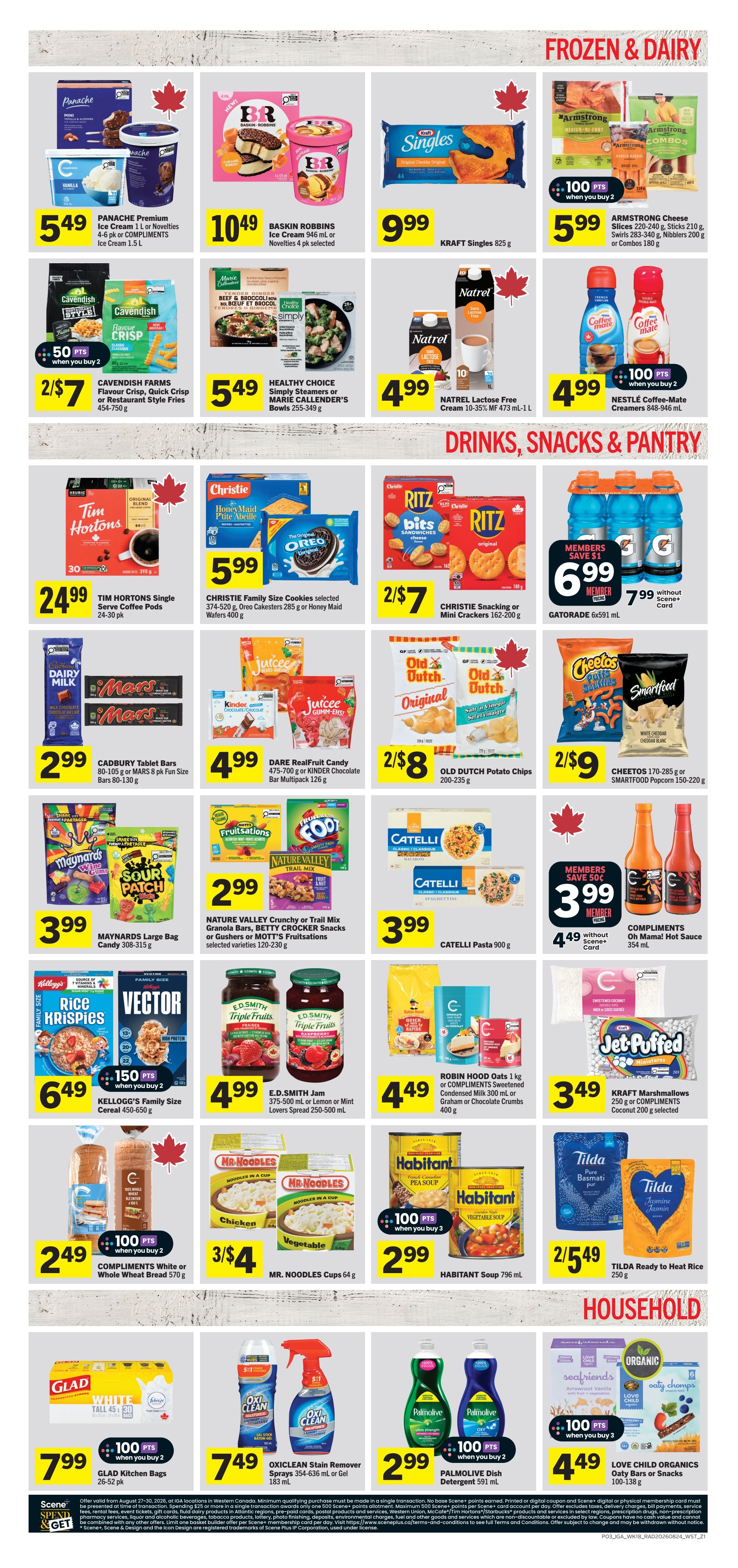 IGA (AB, BC) Flyer August 27 to September 2