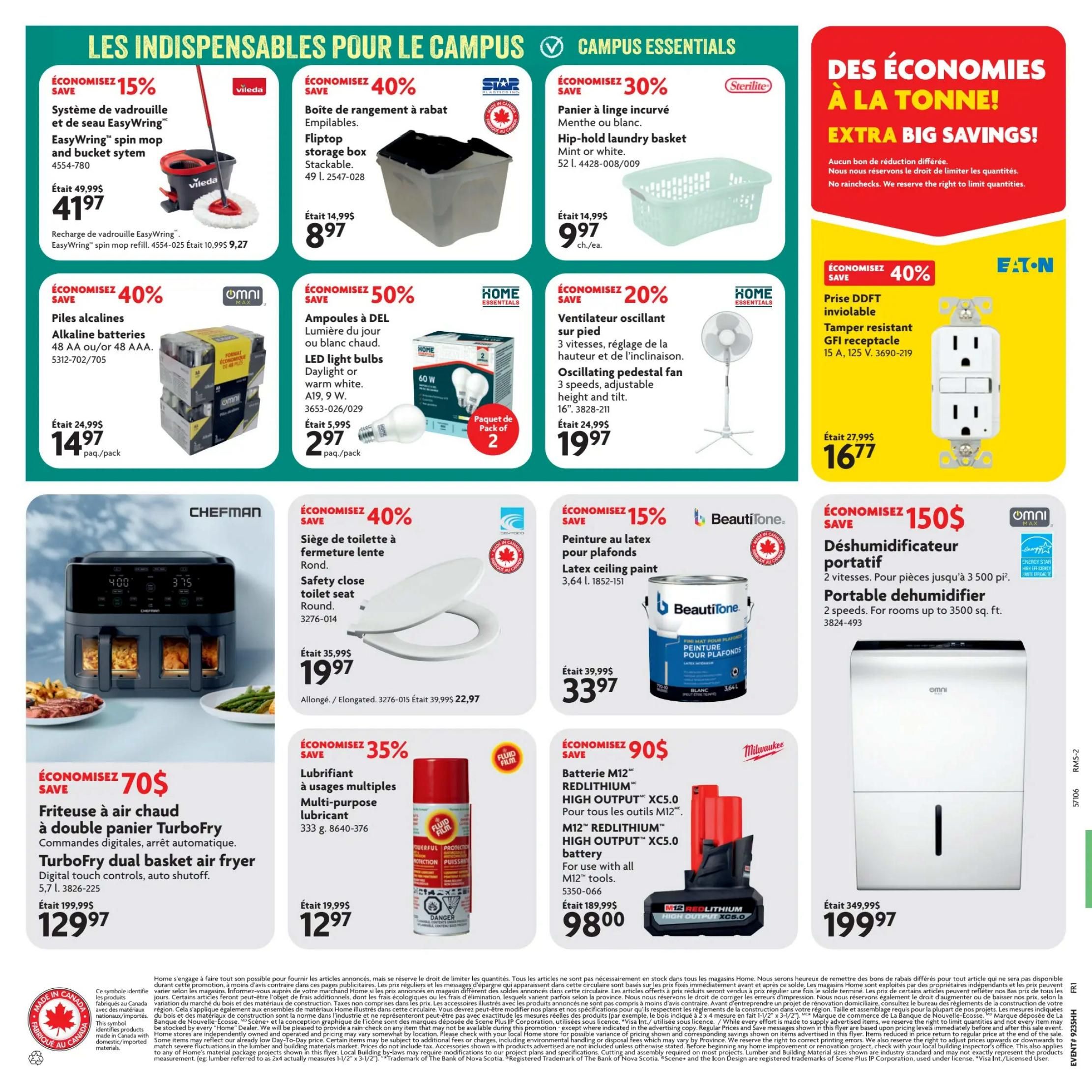 Home Hardware (QC) Flyer August 27 to September 9