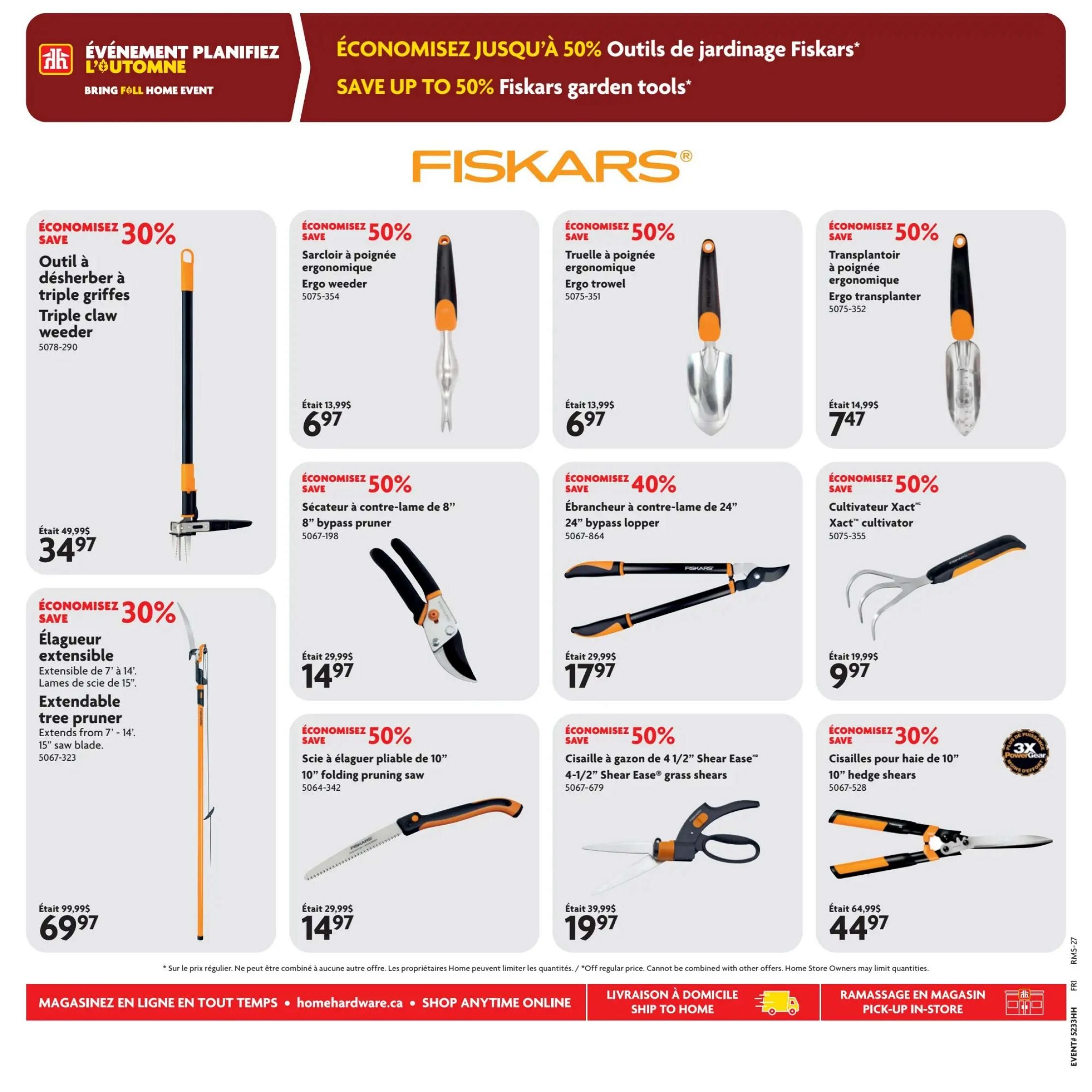 Home Hardware (QC) Flyer August 27 to September 9