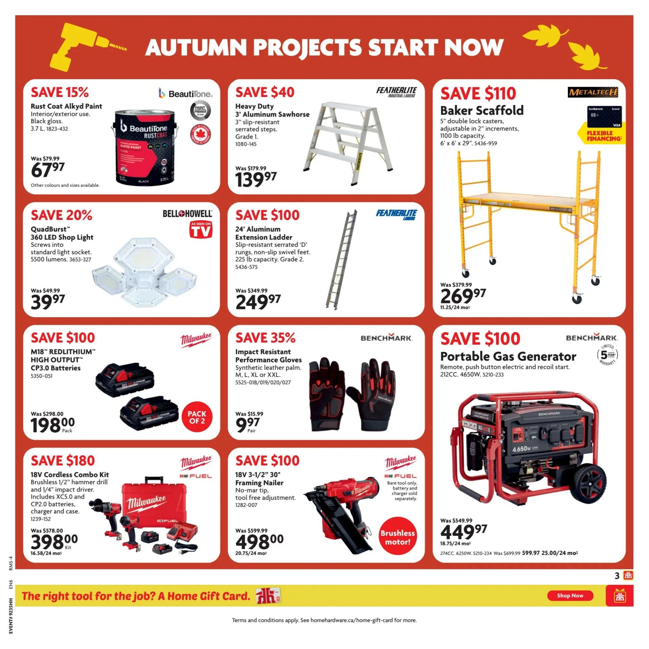 Home Hardware (ON) Flyer August 27 to September 9