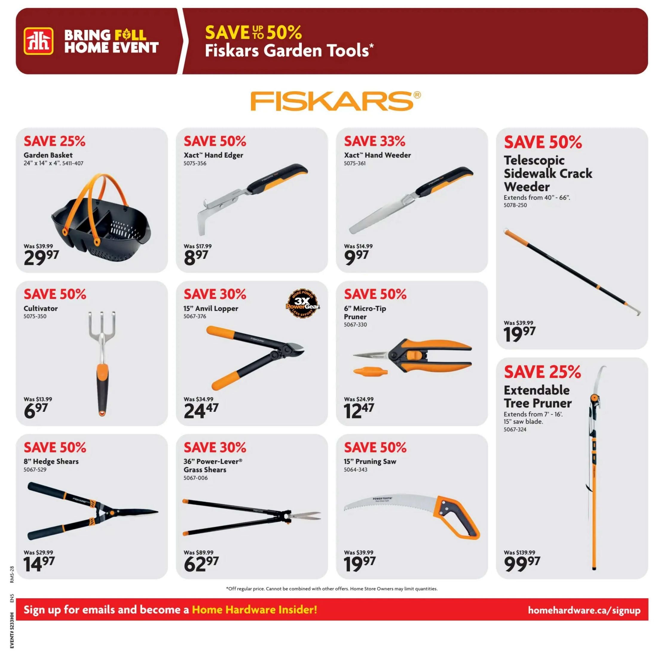 Home Hardware (BC) Flyer August 27 to September 9