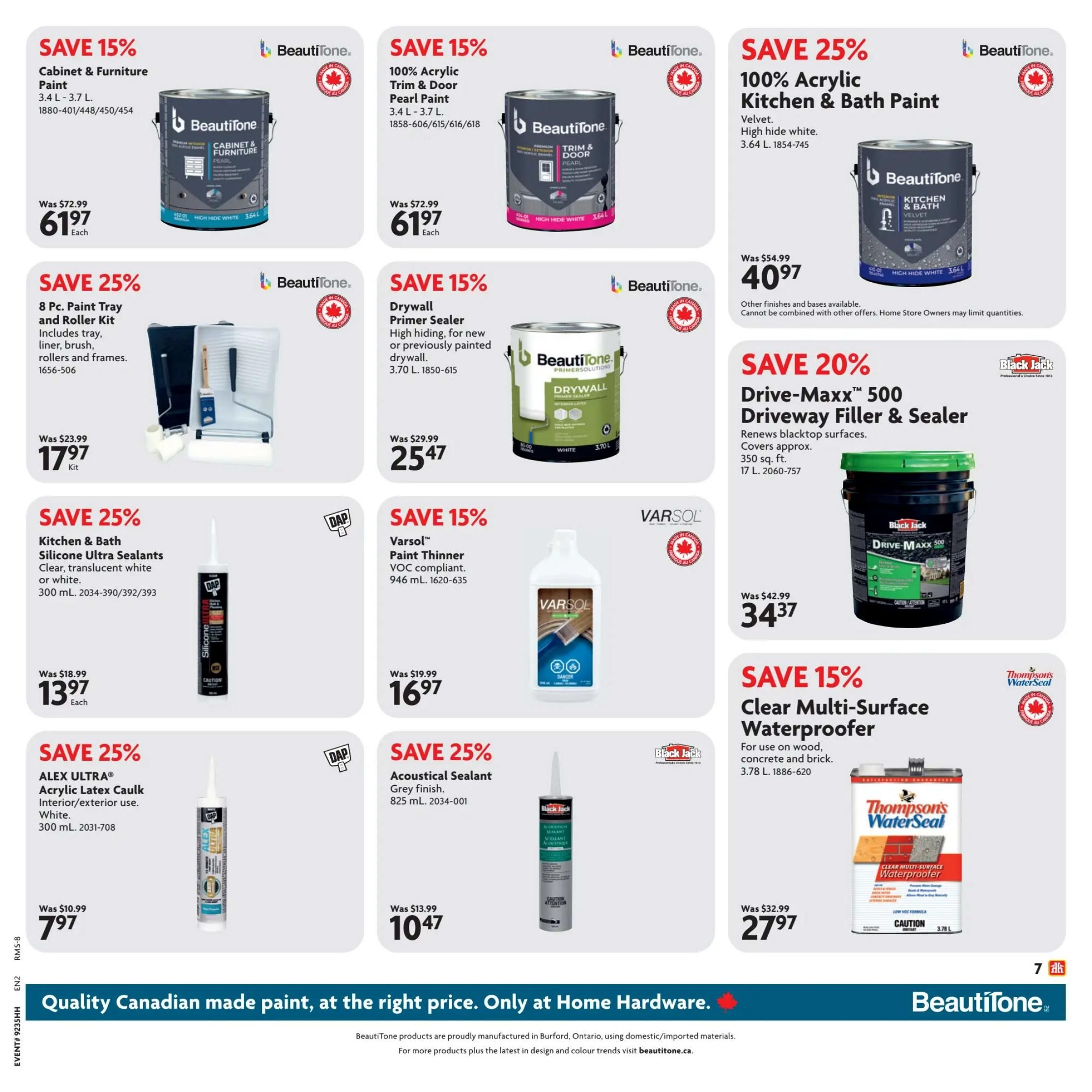 Home Hardware (Atlantic) Flyer August 27 to September 9