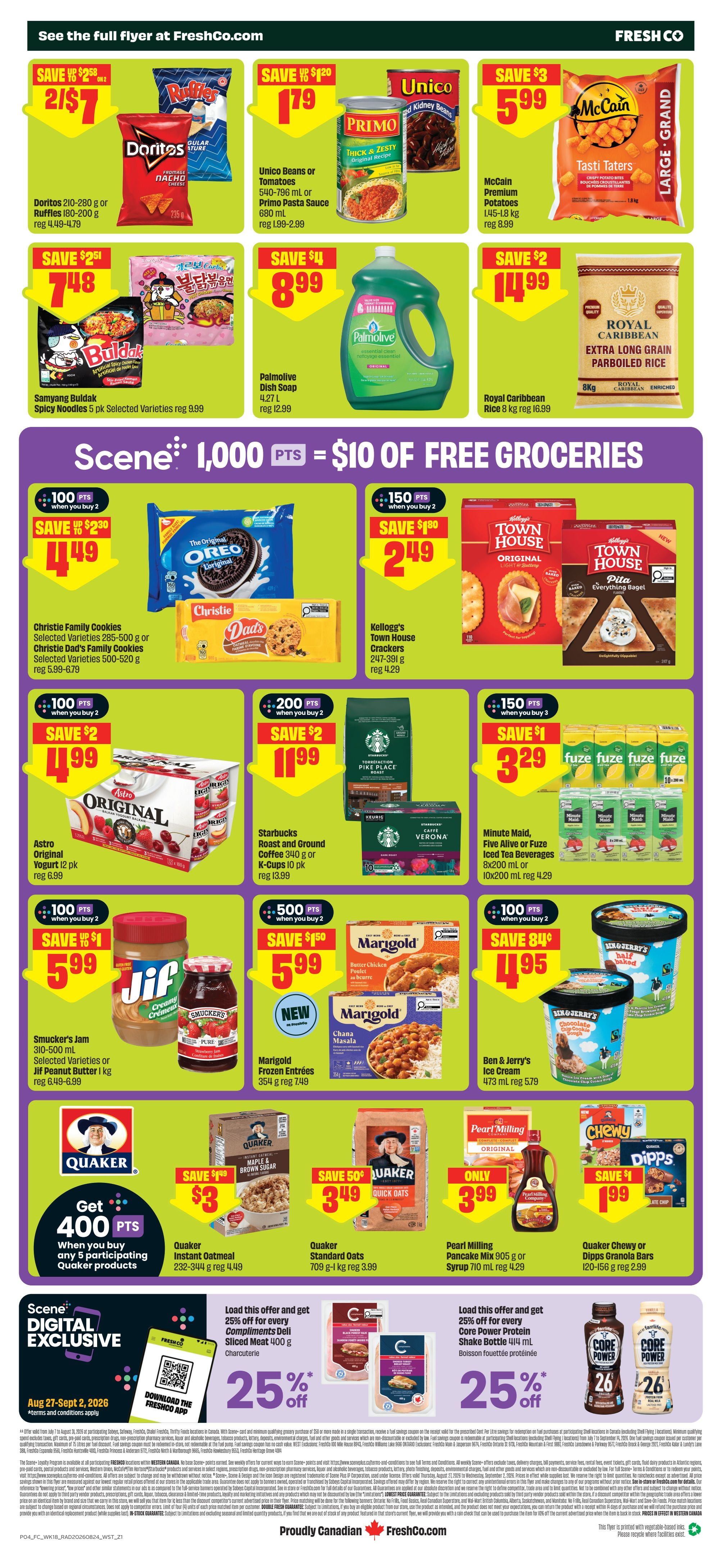 FreshCo (West) Flyer August 27 to September 2
