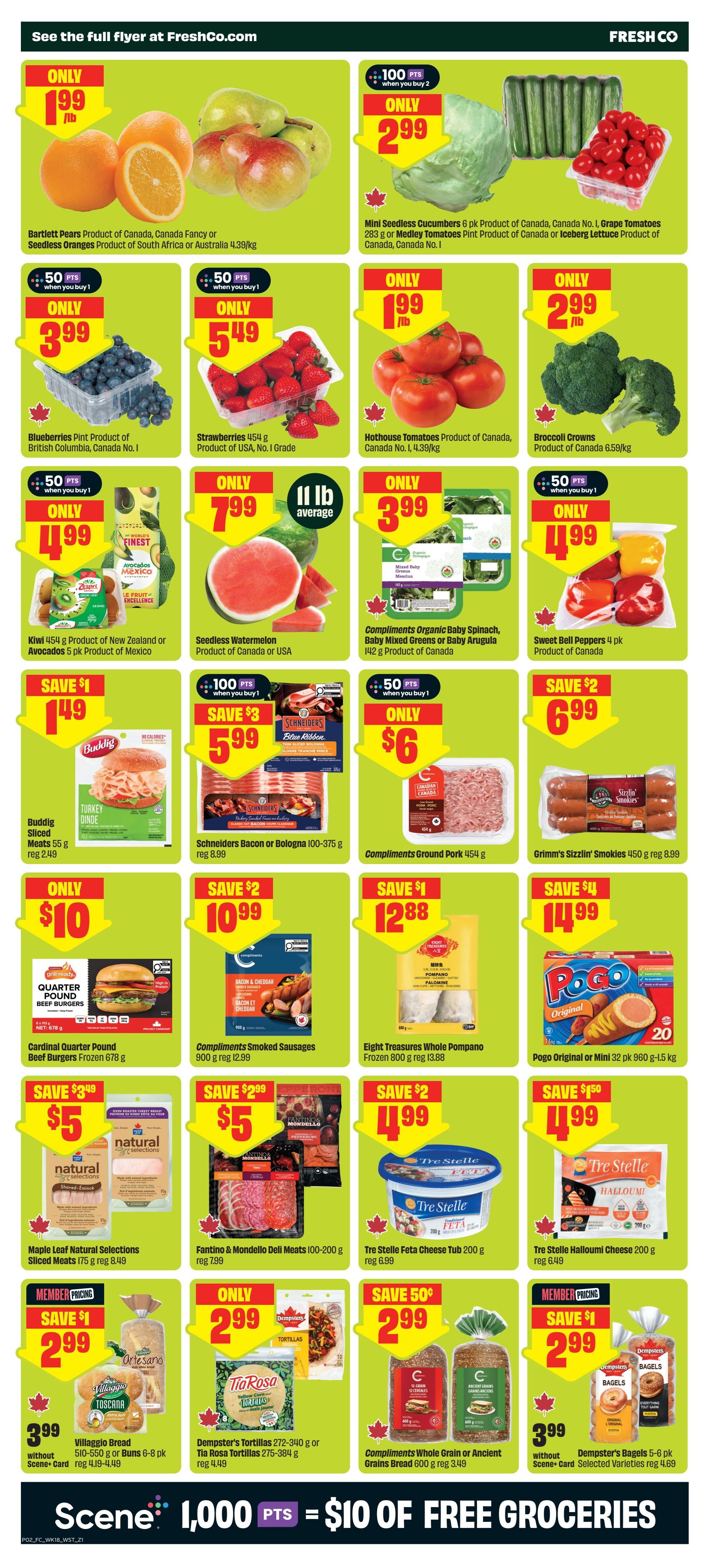 FreshCo (West) Flyer August 27 to September 2