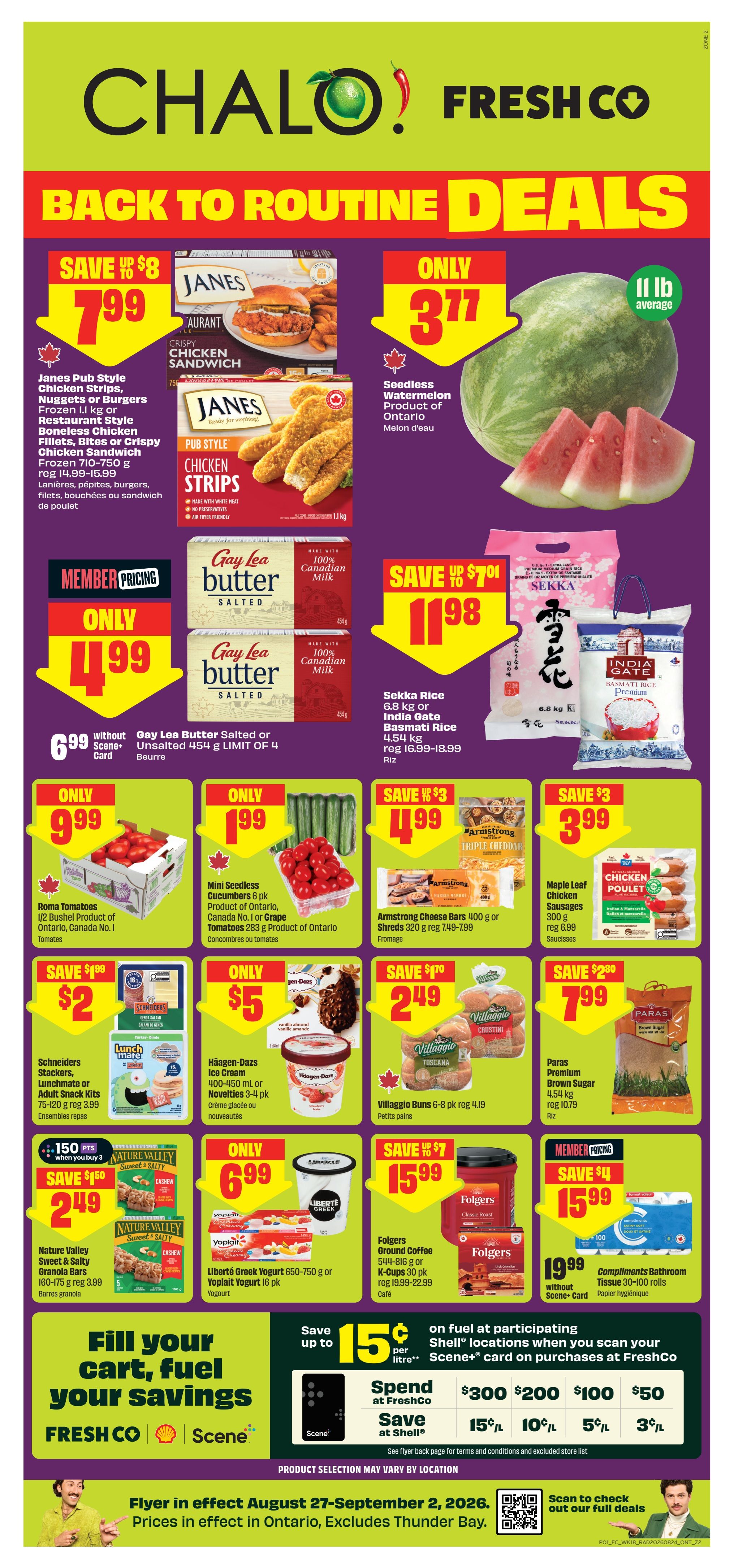 Chalo! FreshCo (ON) Flyer August 27 to September 2