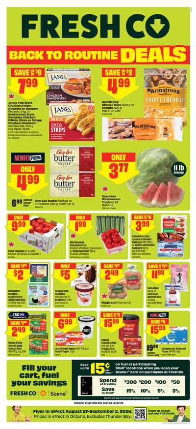 FreshCo (ON) Flyer August 27 to September 2