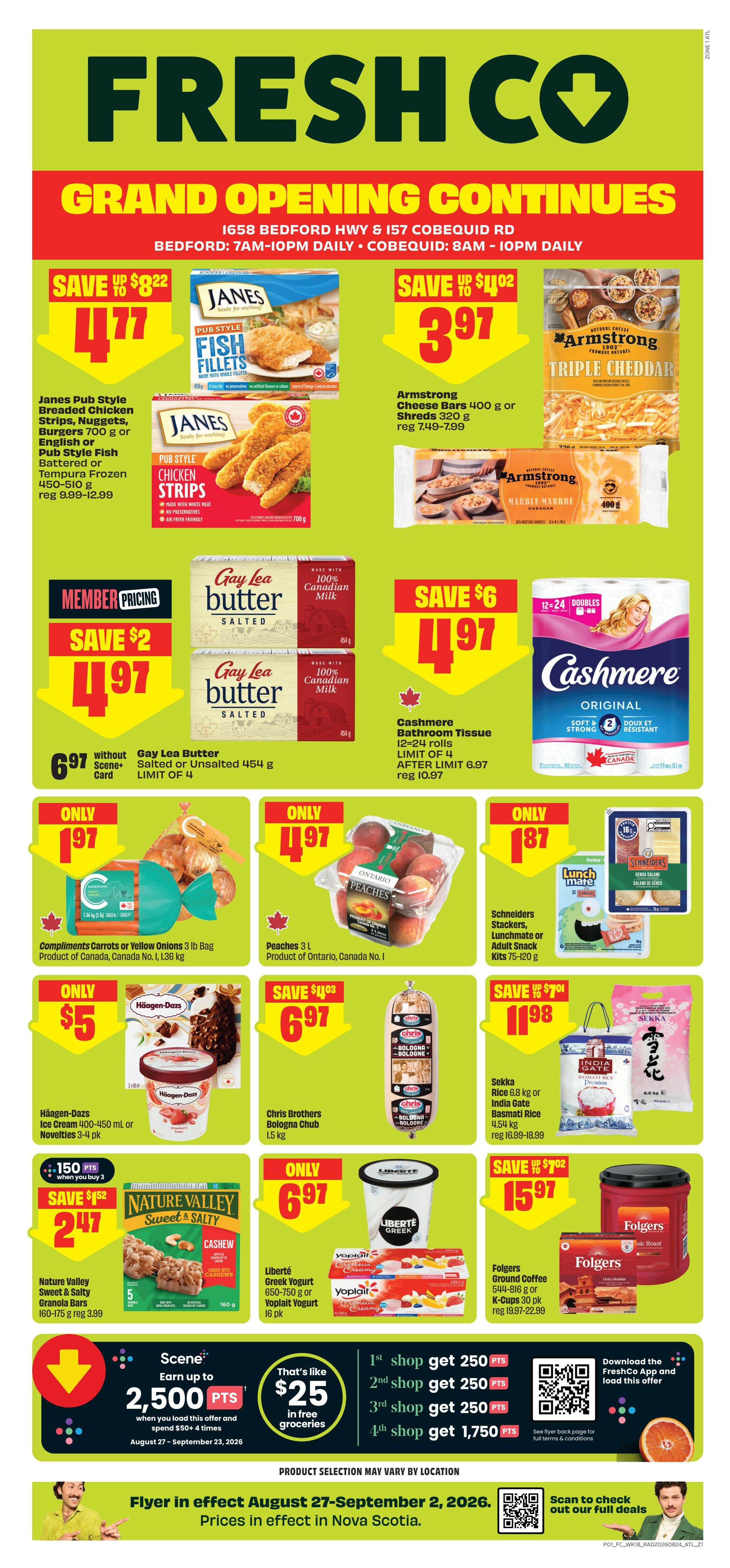 FreshCo (Atlantic) Flyer August 27 to September 2