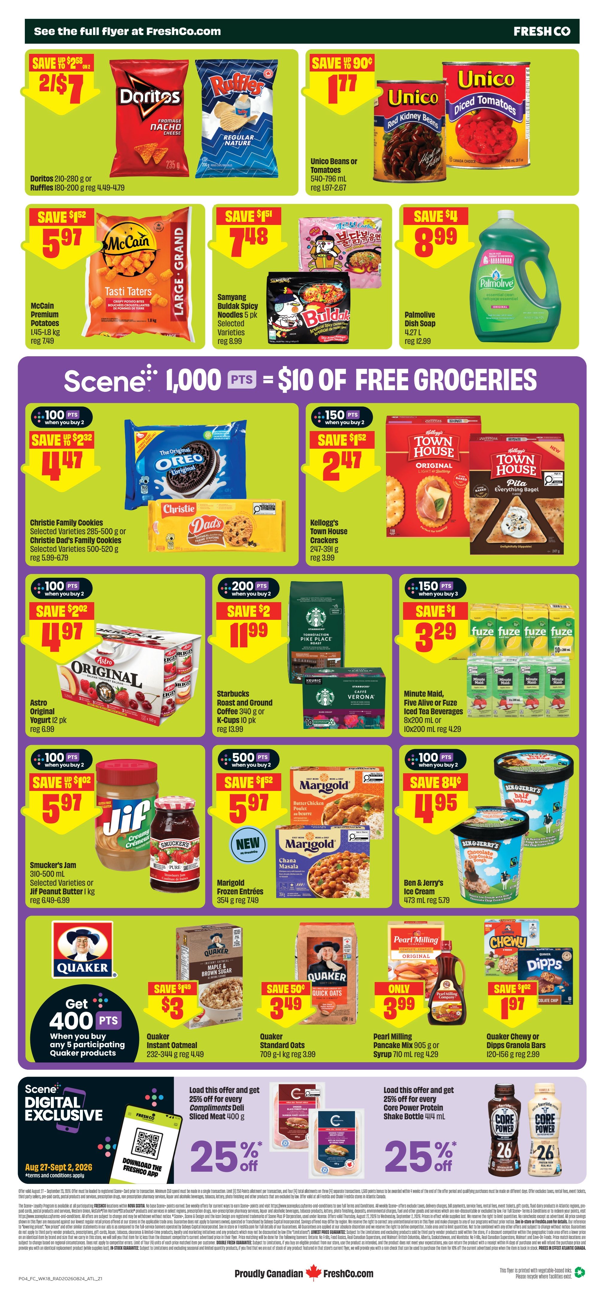 FreshCo (Atlantic) Flyer August 27 to September 2