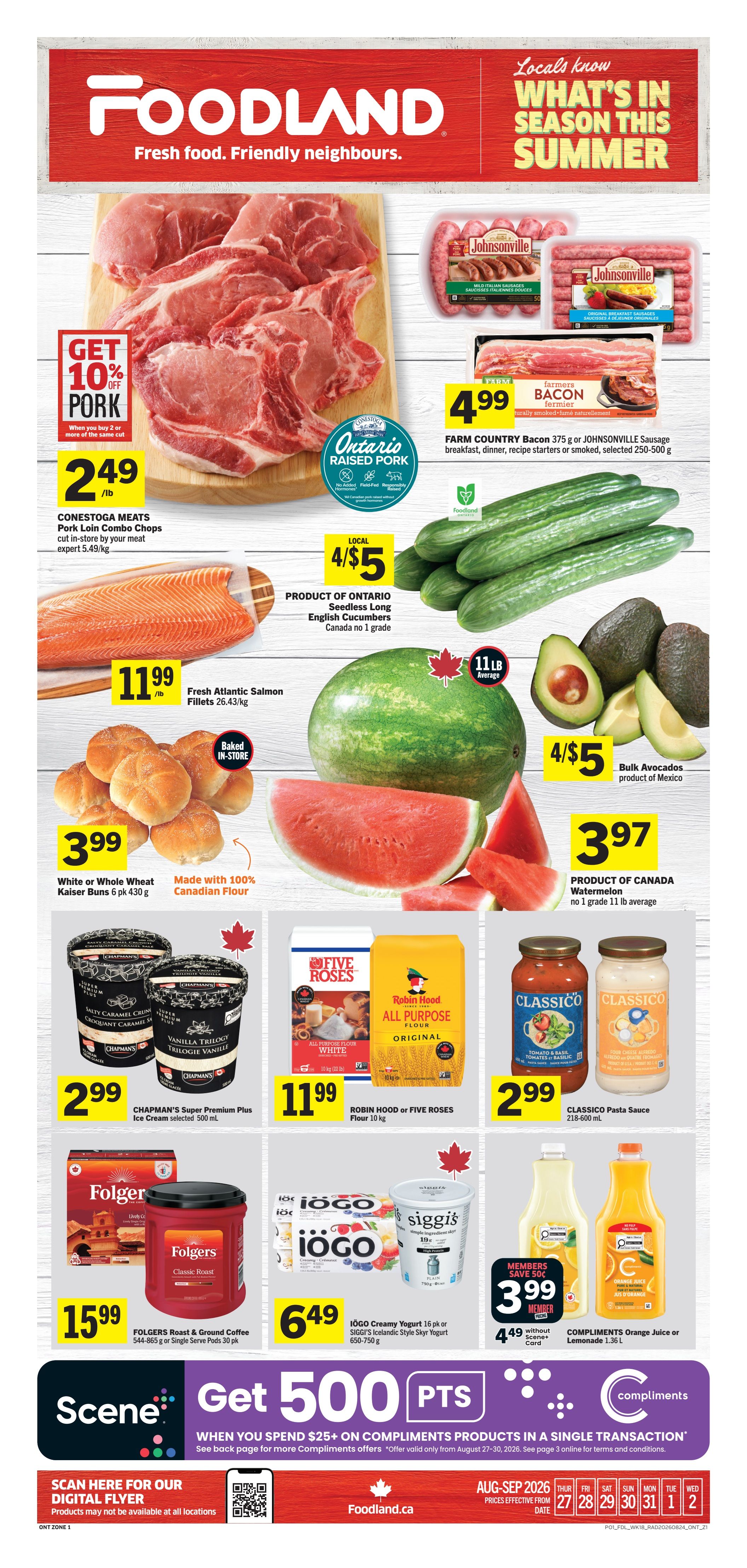 Foodland (ON) Flyer August 27 to September 2