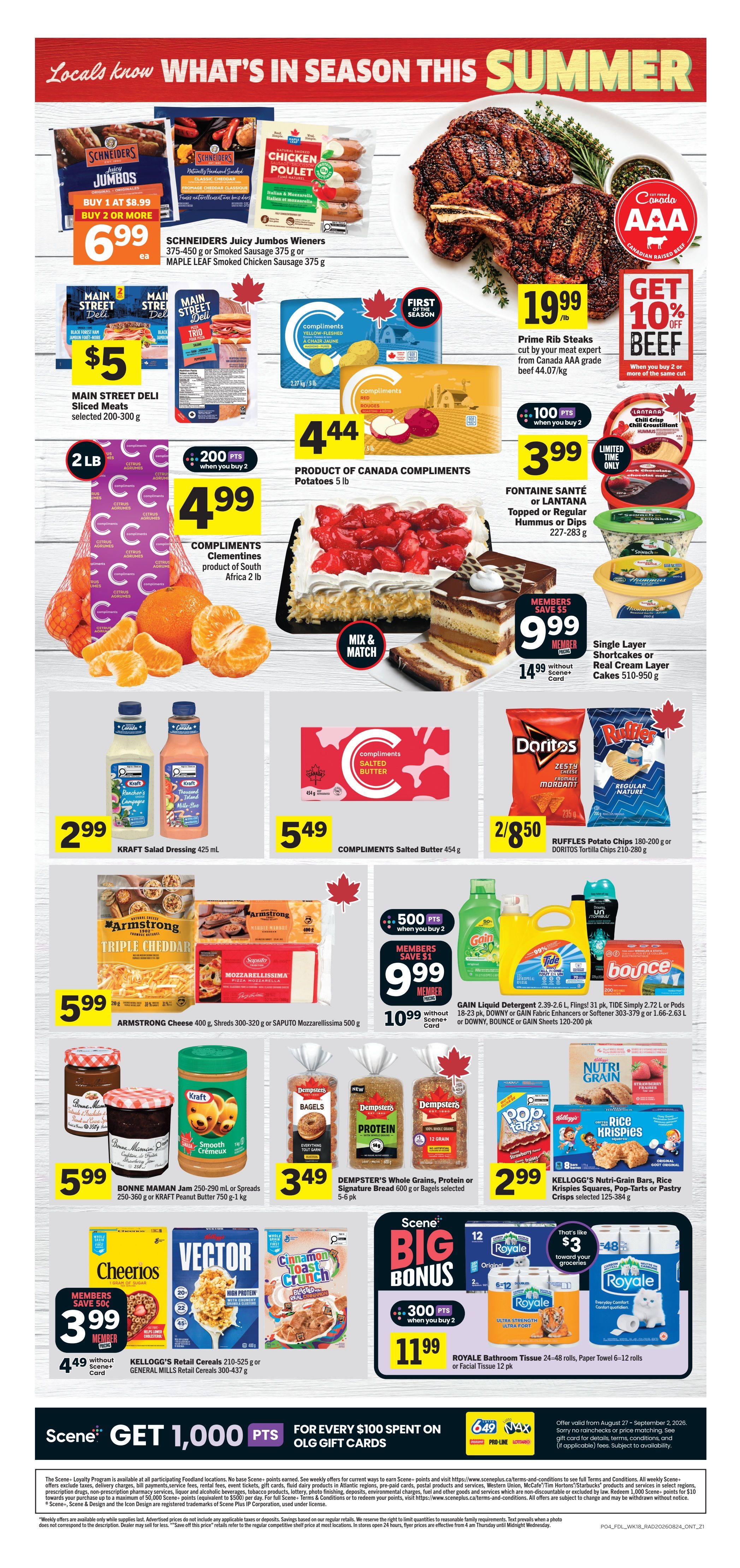 Foodland (ON) Flyer August 27 to September 2