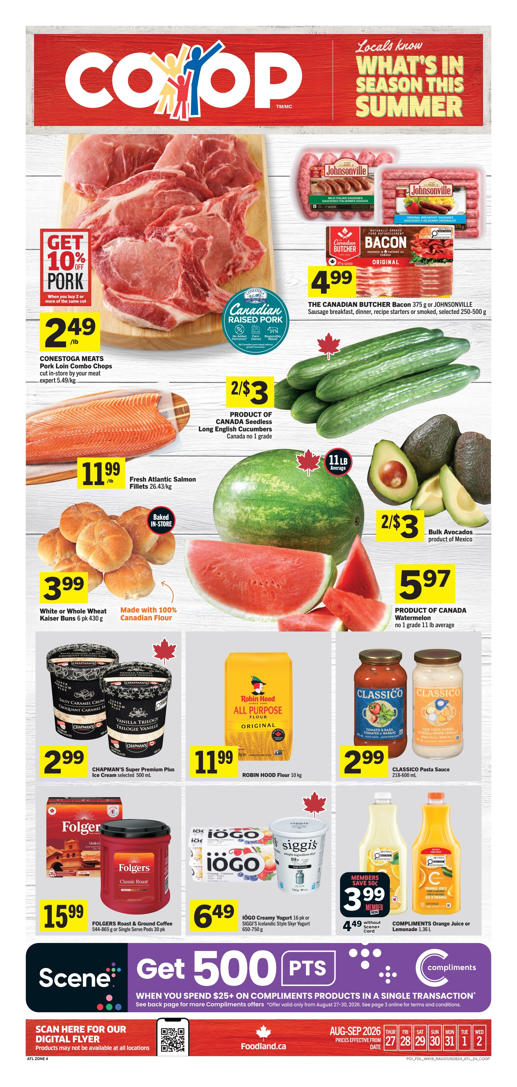 Foodland Co-op Flyer August 27 to September 2