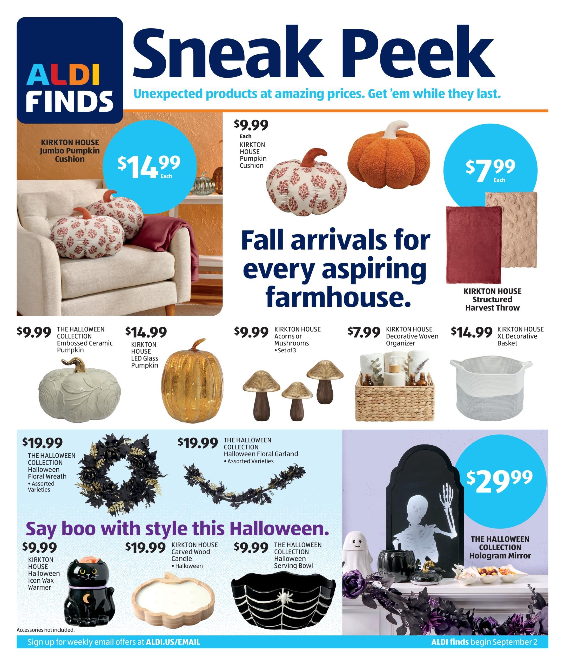 ALDI In Store Weekly Ad September 2 - 8, 2026
