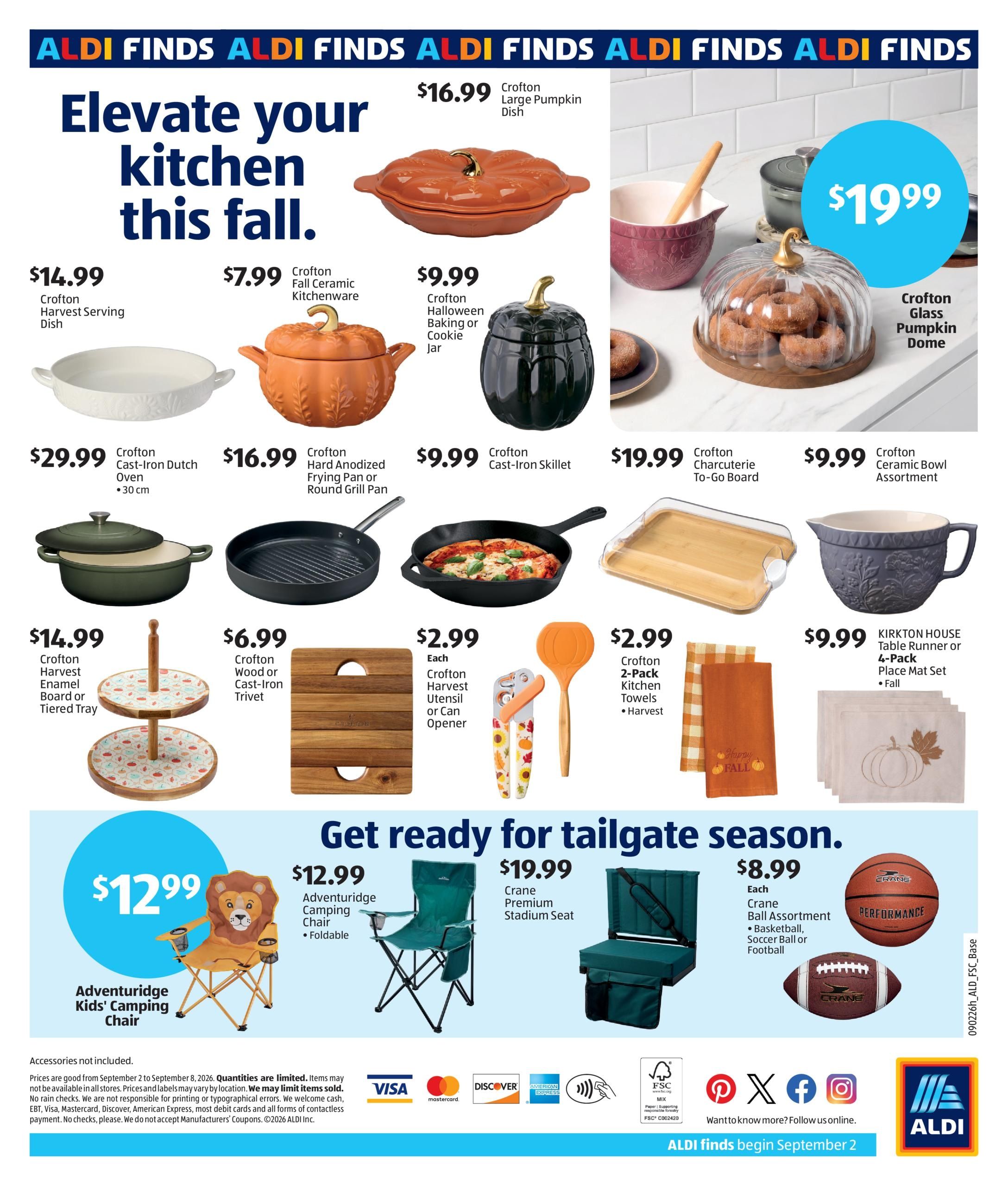 ALDI In Store Weekly Ad September 2 - 8, 2026