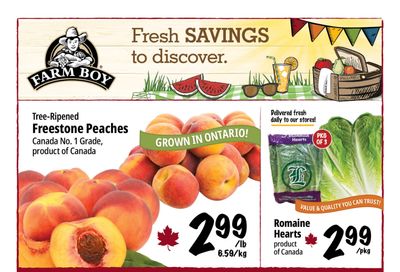 Farm Boy Flyer August 27 to September 2