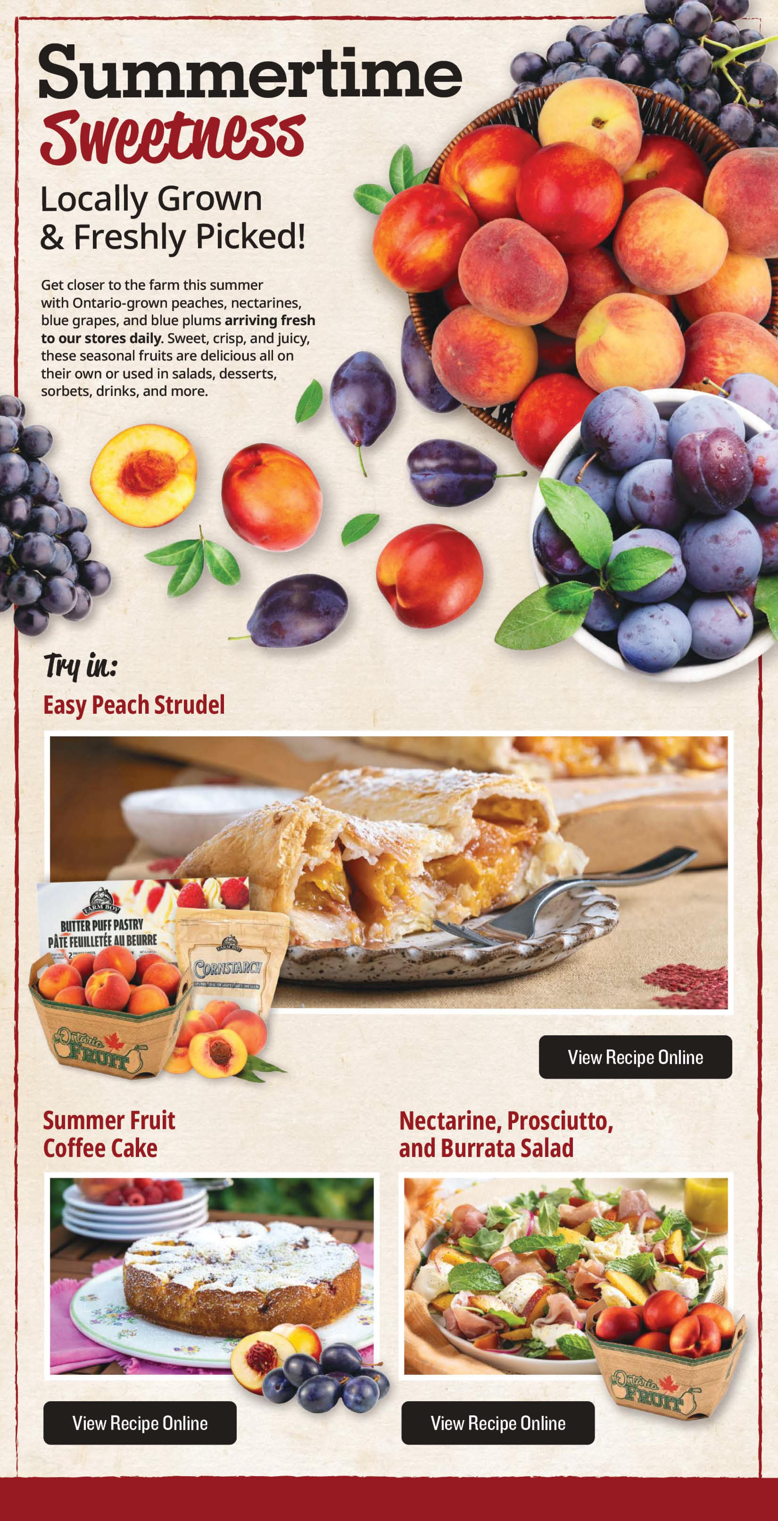Farm Boy Flyer August 27 to September 2