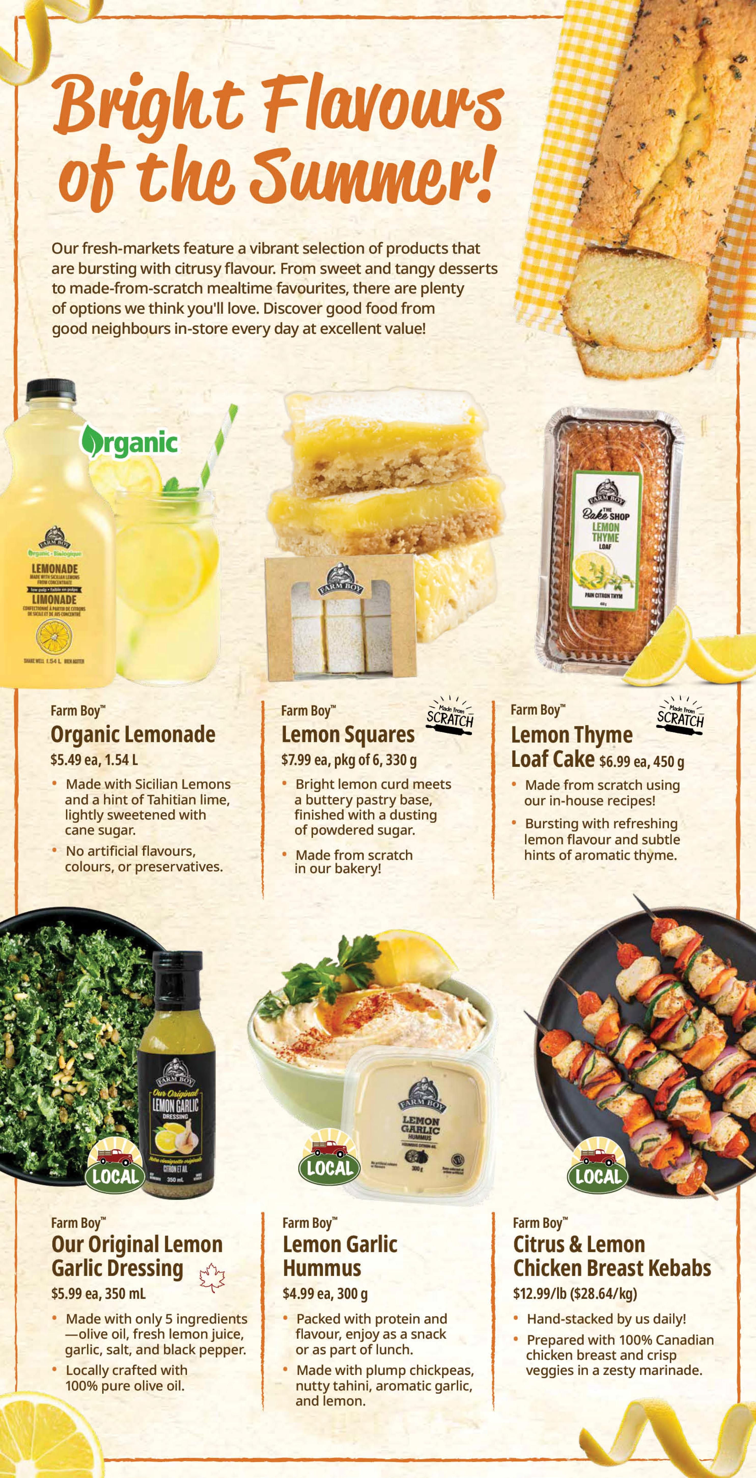 Farm Boy Flyer August 27 to September 2