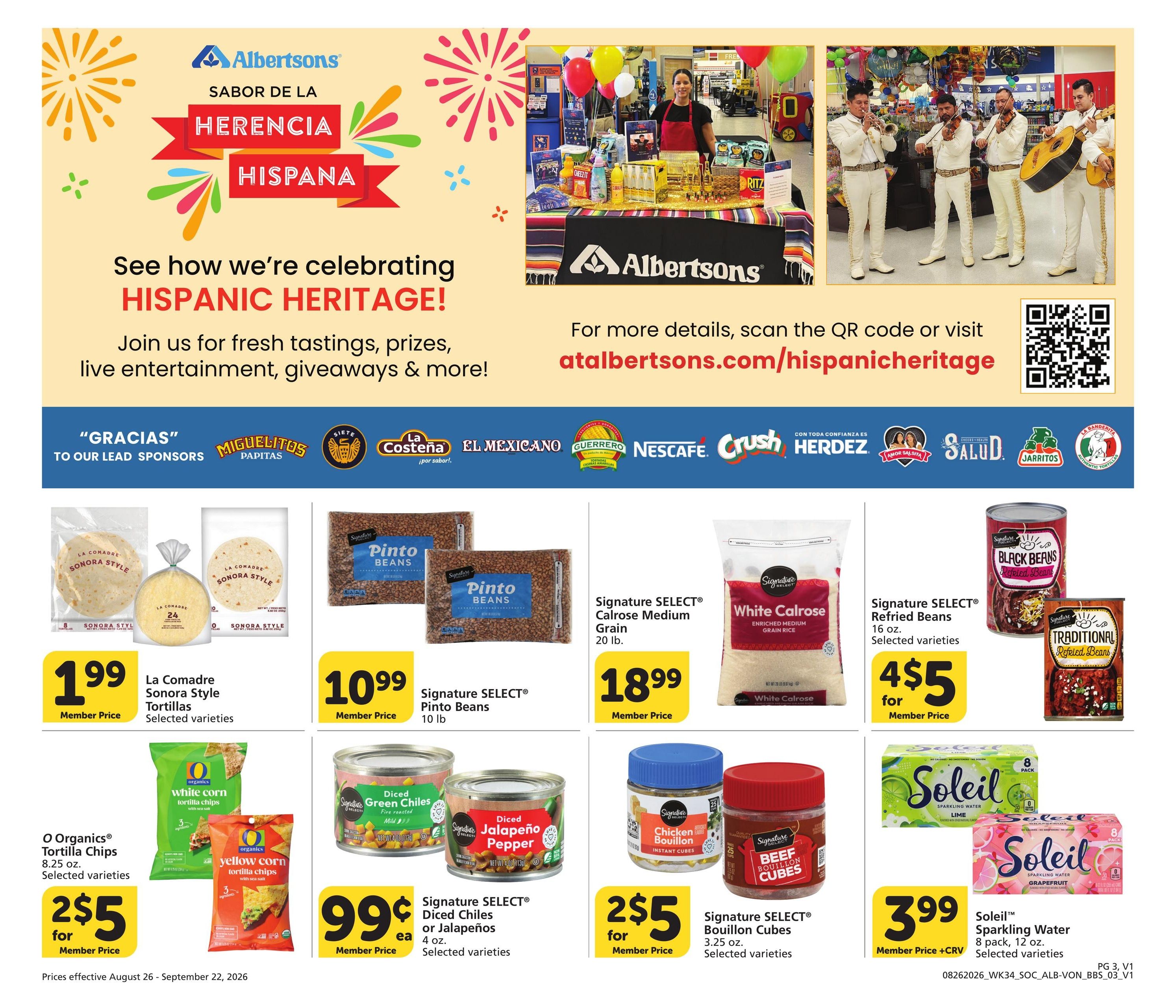 Vons (CA) Big Book of Savings Weekly Ad August 26 - September 22, 2026