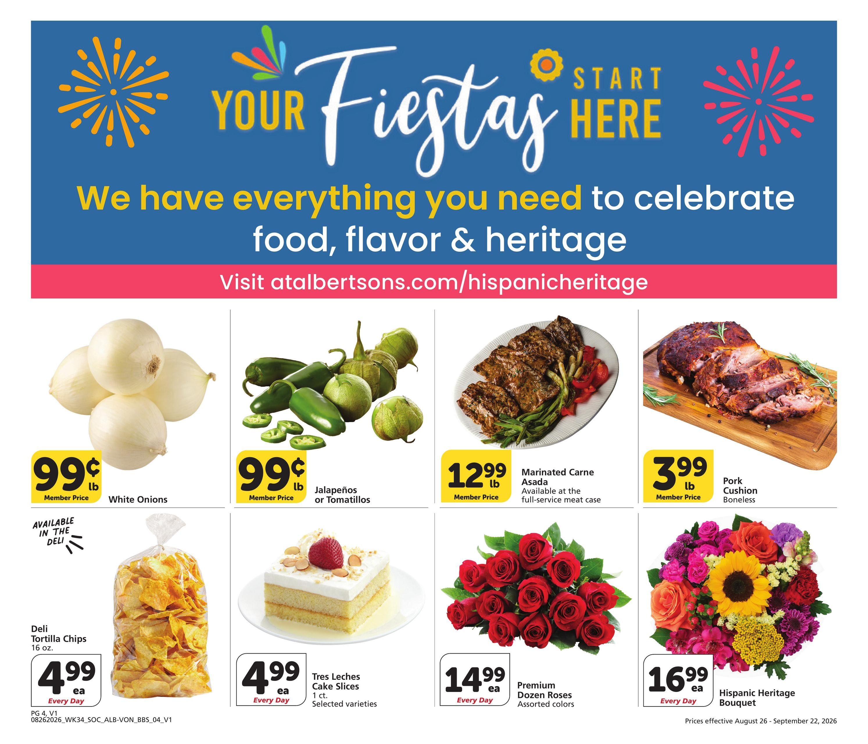 Vons (CA) Big Book of Savings Weekly Ad August 26 - September 22, 2026