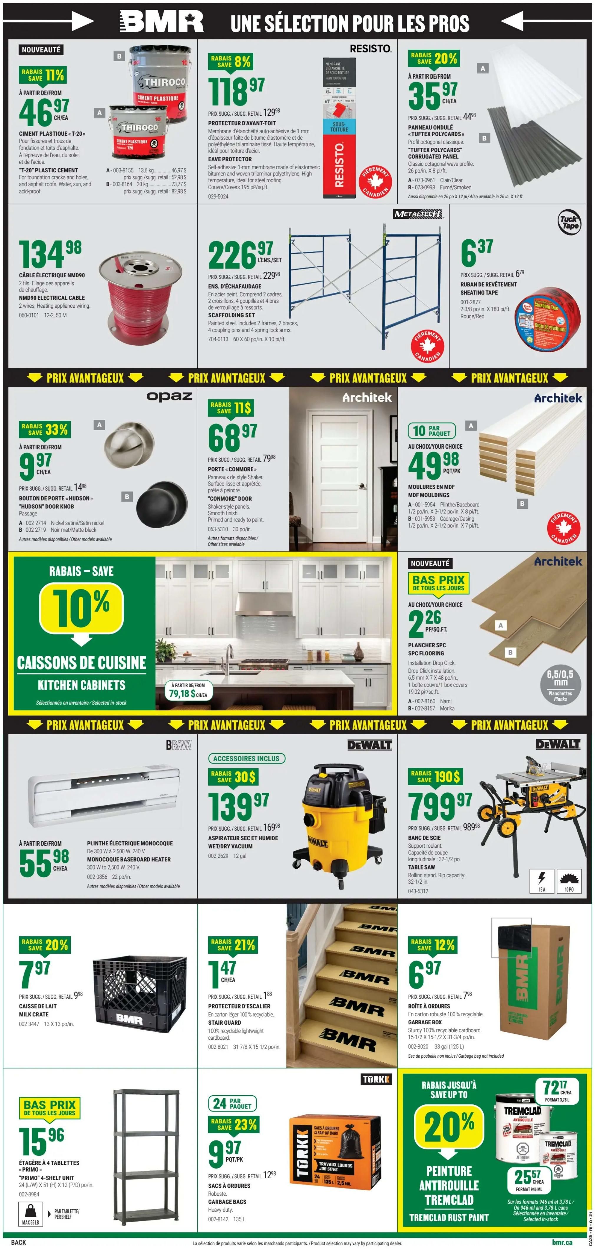 BMR Flyer August 27 to September 2