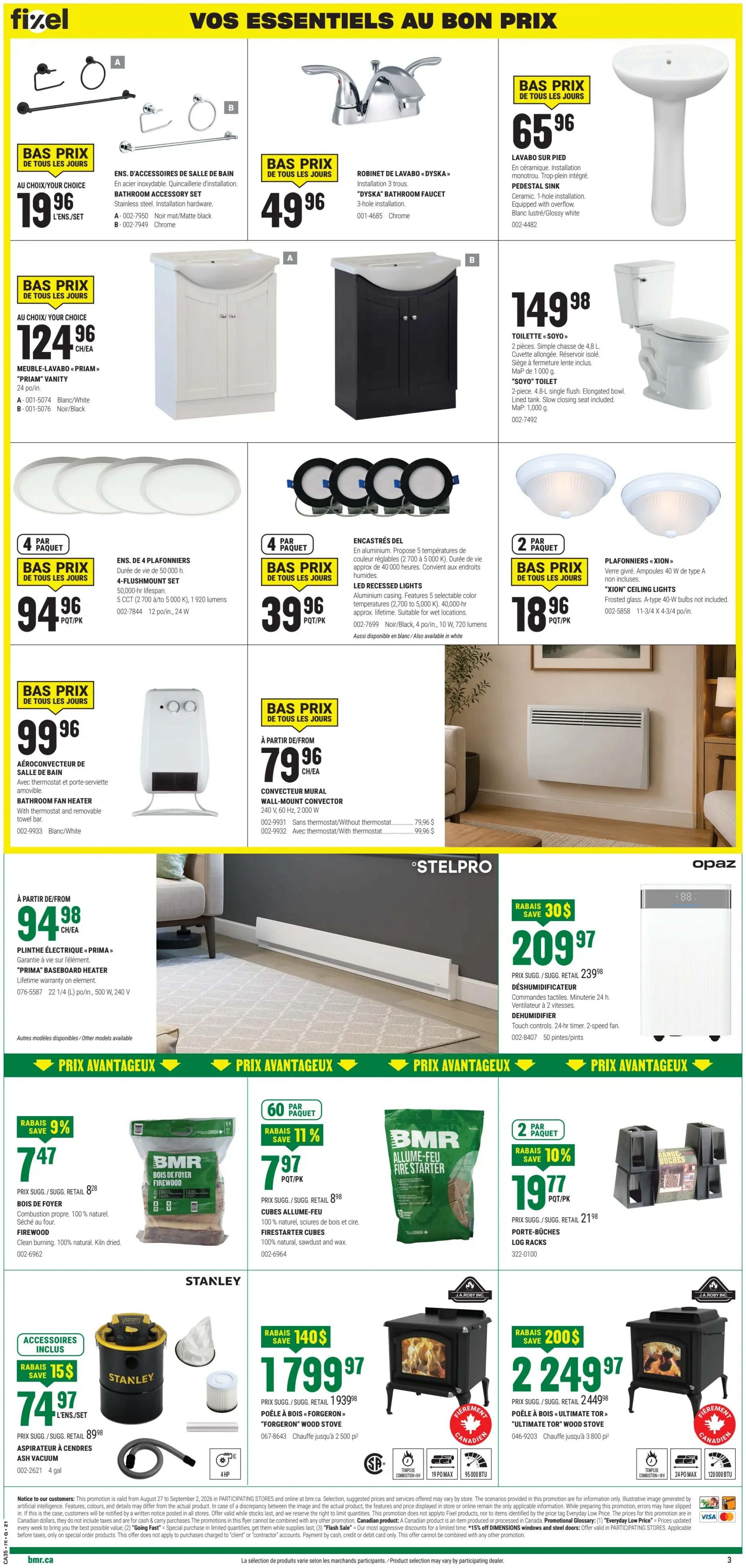 BMR Flyer August 27 to September 2