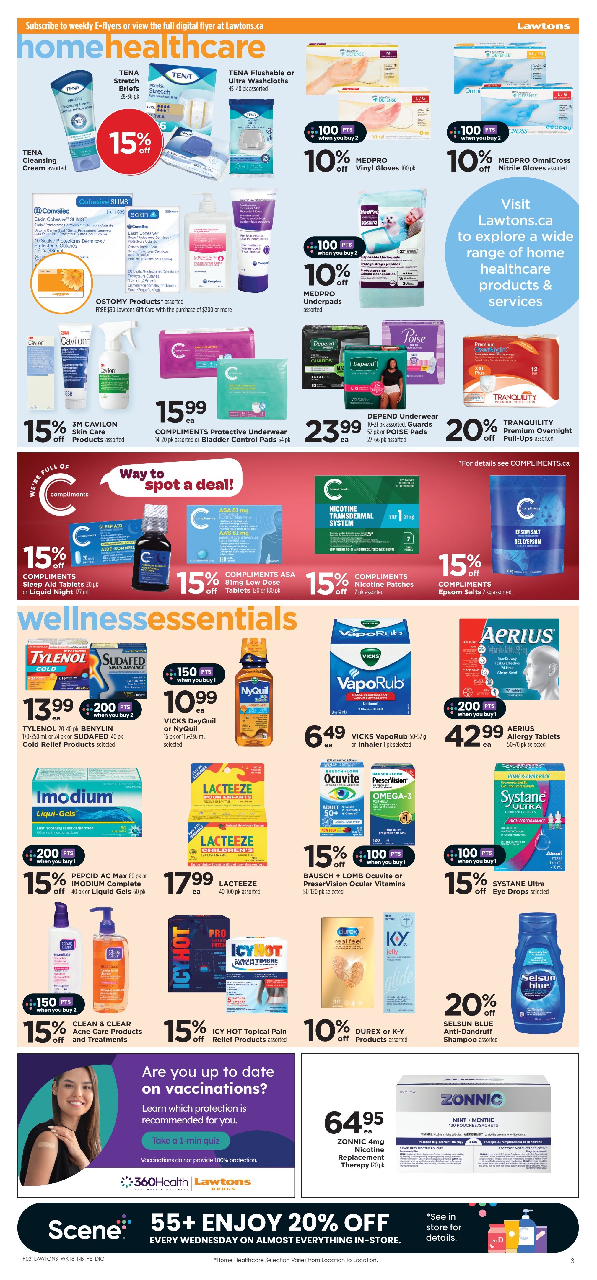 Lawtons Drugs (NB, PE) Flyer August 28 to September 3