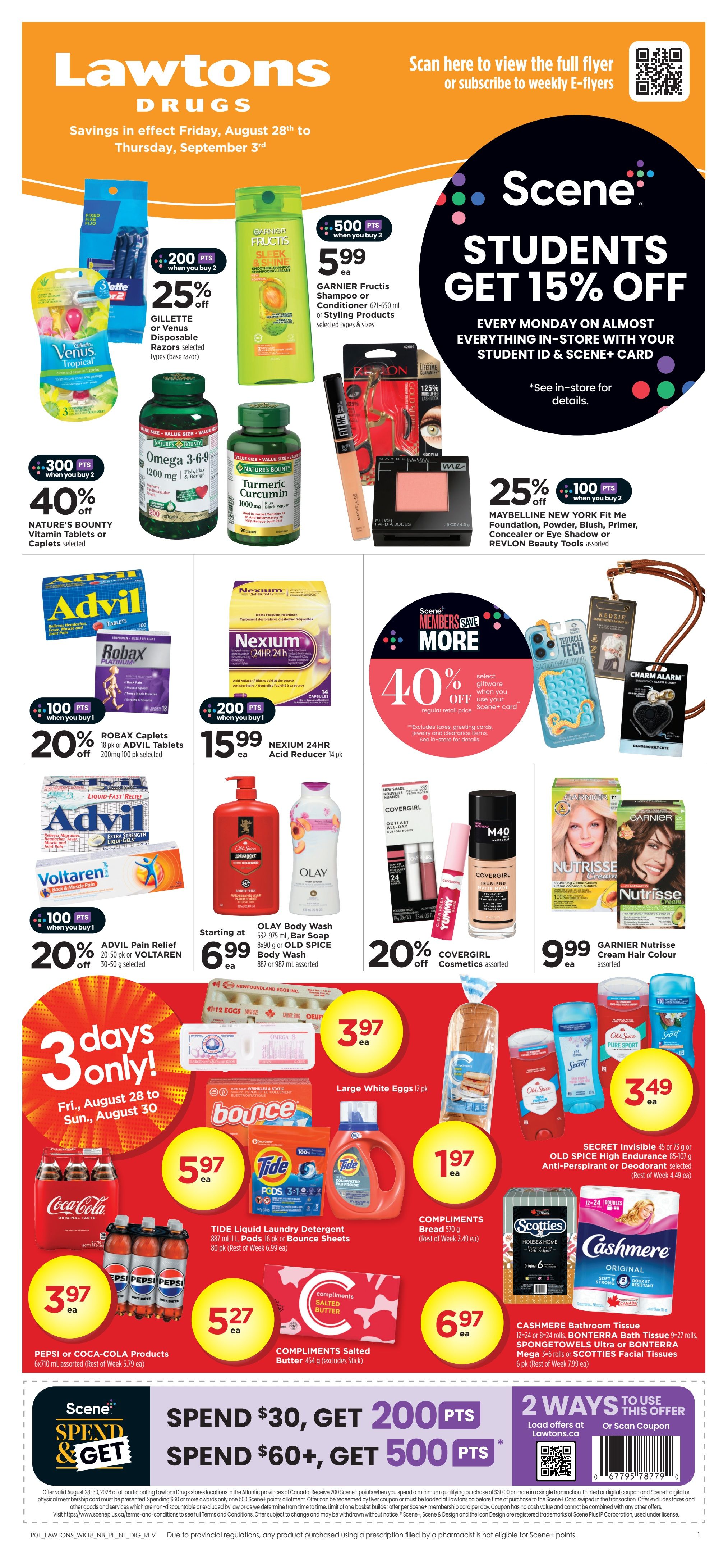 Lawtons Drugs (NL) Flyer August 28 to September 3