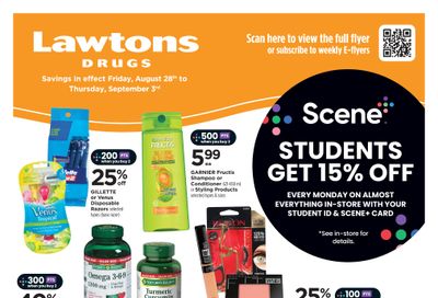 Lawtons Drugs (NL) Flyer August 28 to September 3