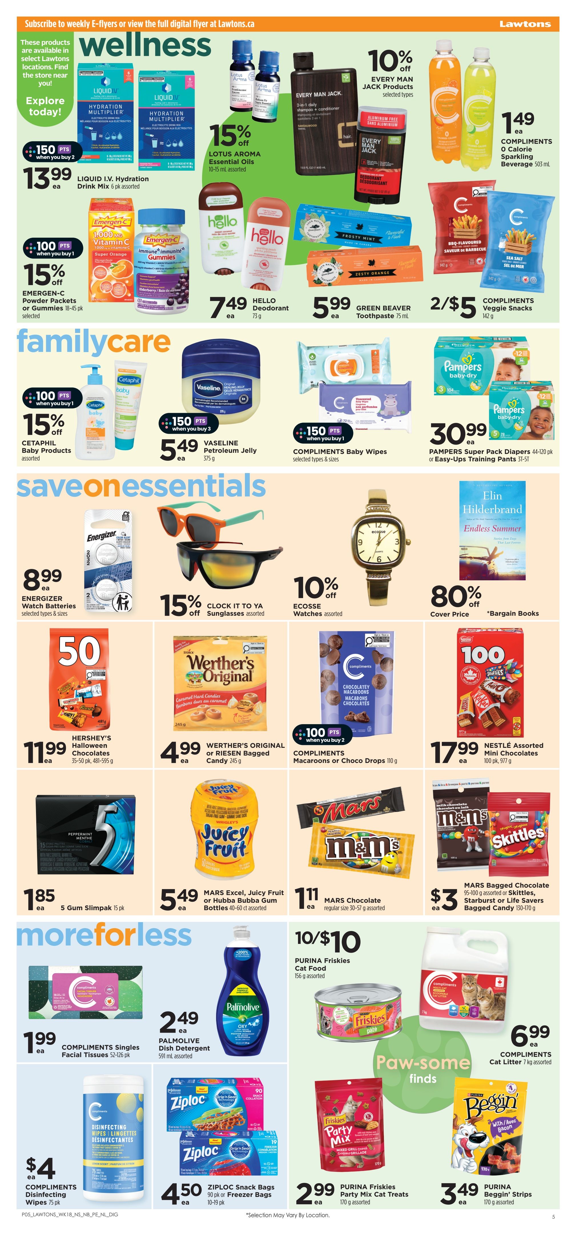 Lawtons Drugs (NS) Flyer August 28 to September 3