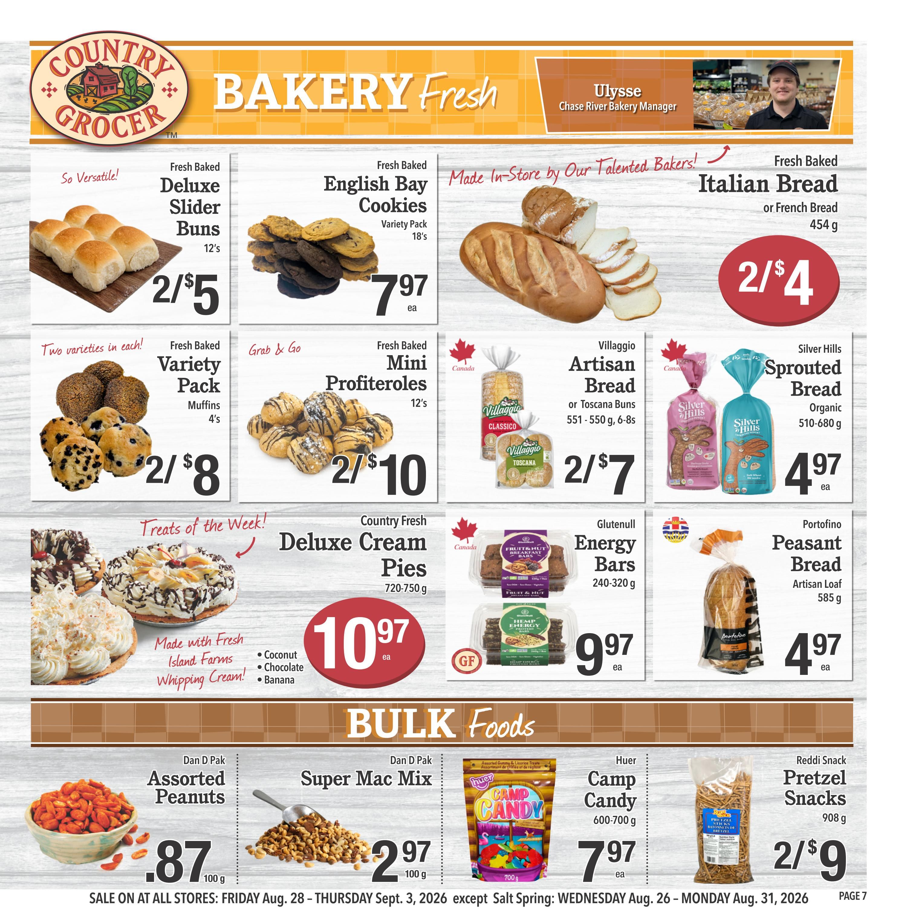 Country Grocer Flyer August 28 to September 3