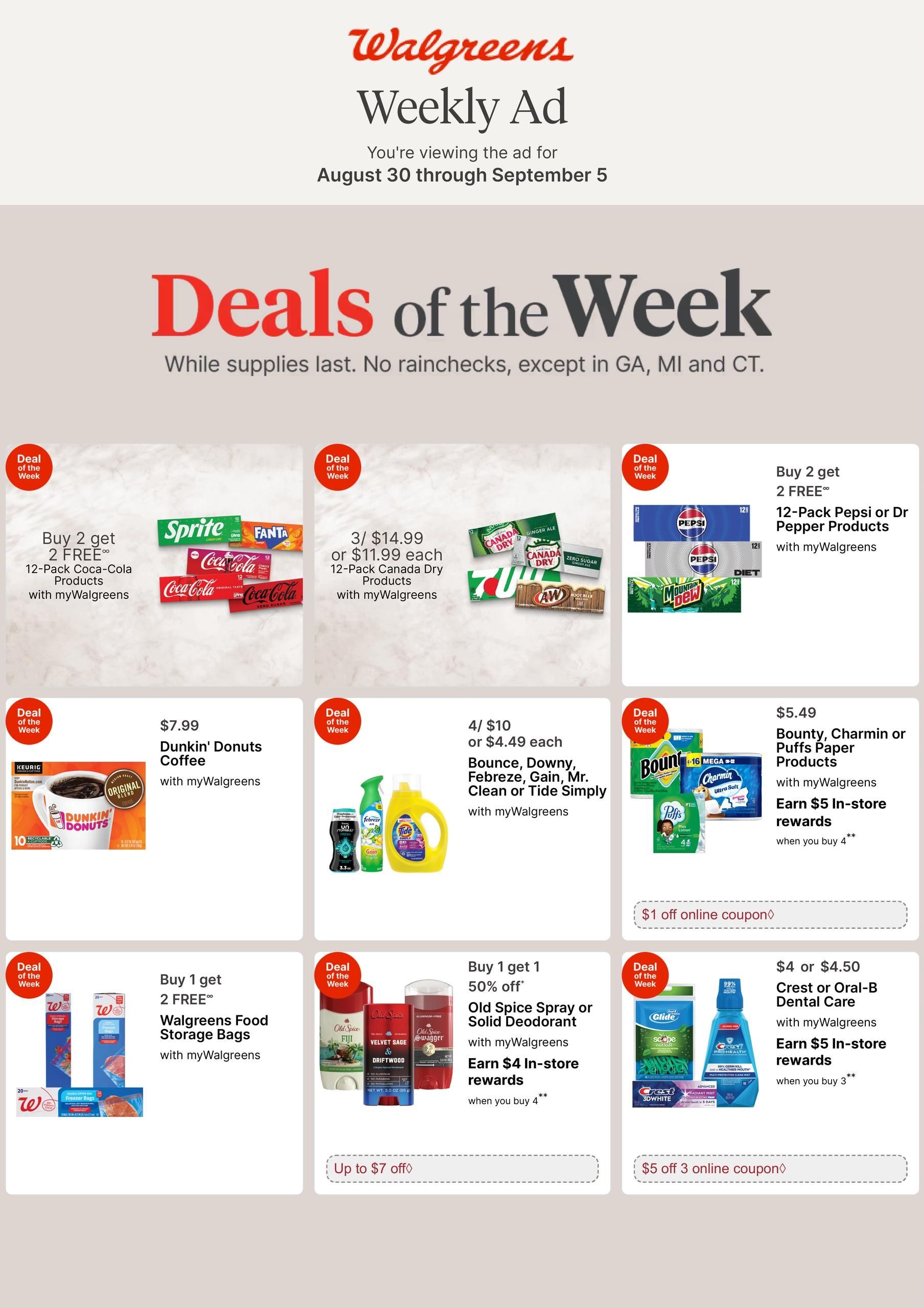 Walgreens (Arvada Area, CO) Weekly Ad August 30 - September 5, 2026