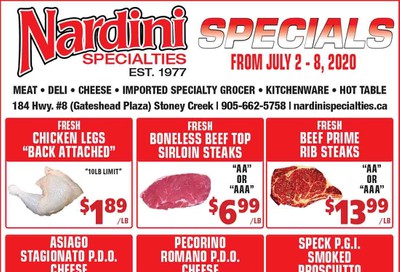 Nardini Specialties Flyer July 2 to 8