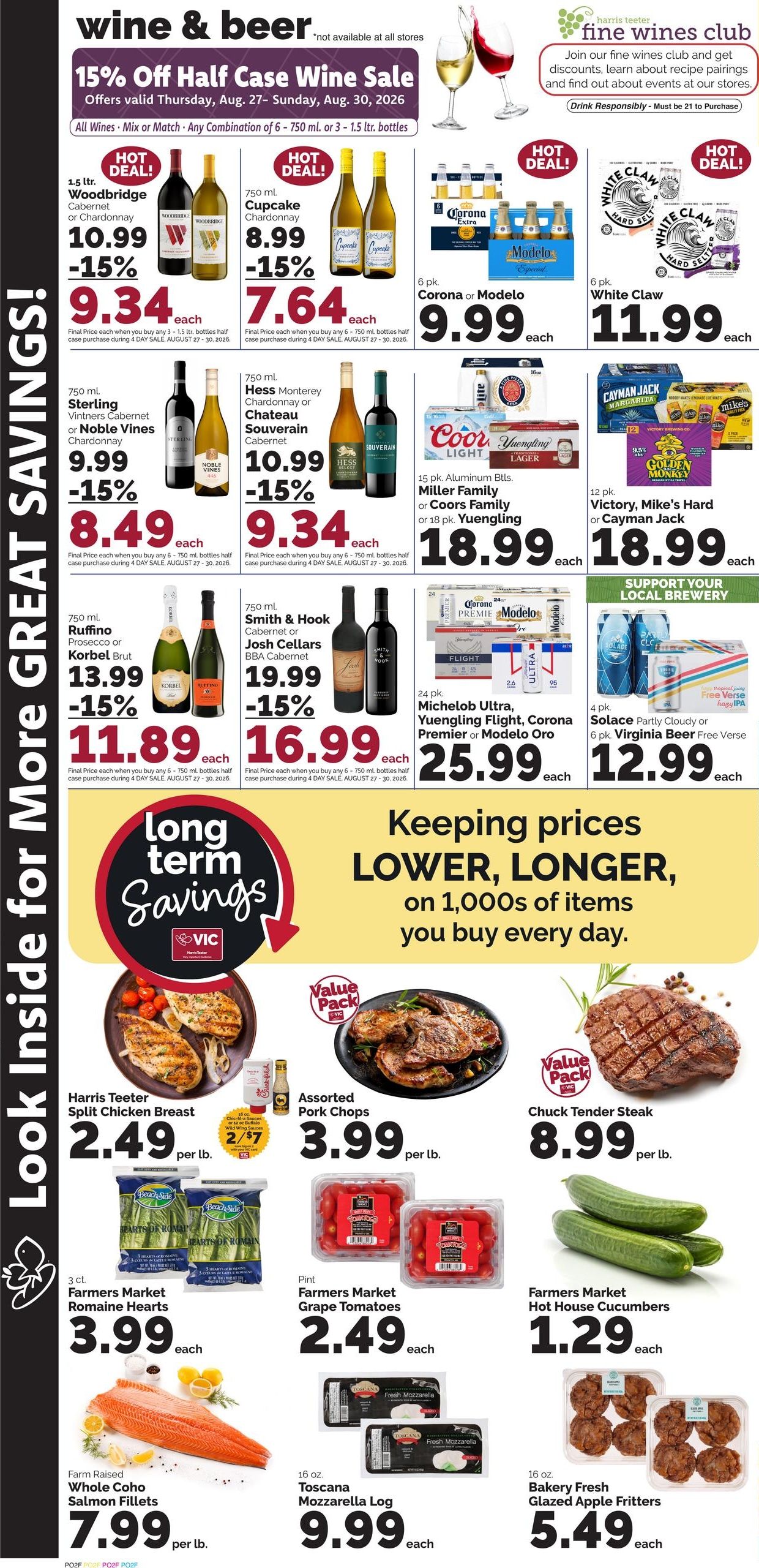 Harris Teeter (DC, MD, VA) Weekly Ad August 26 - September 1, 2026