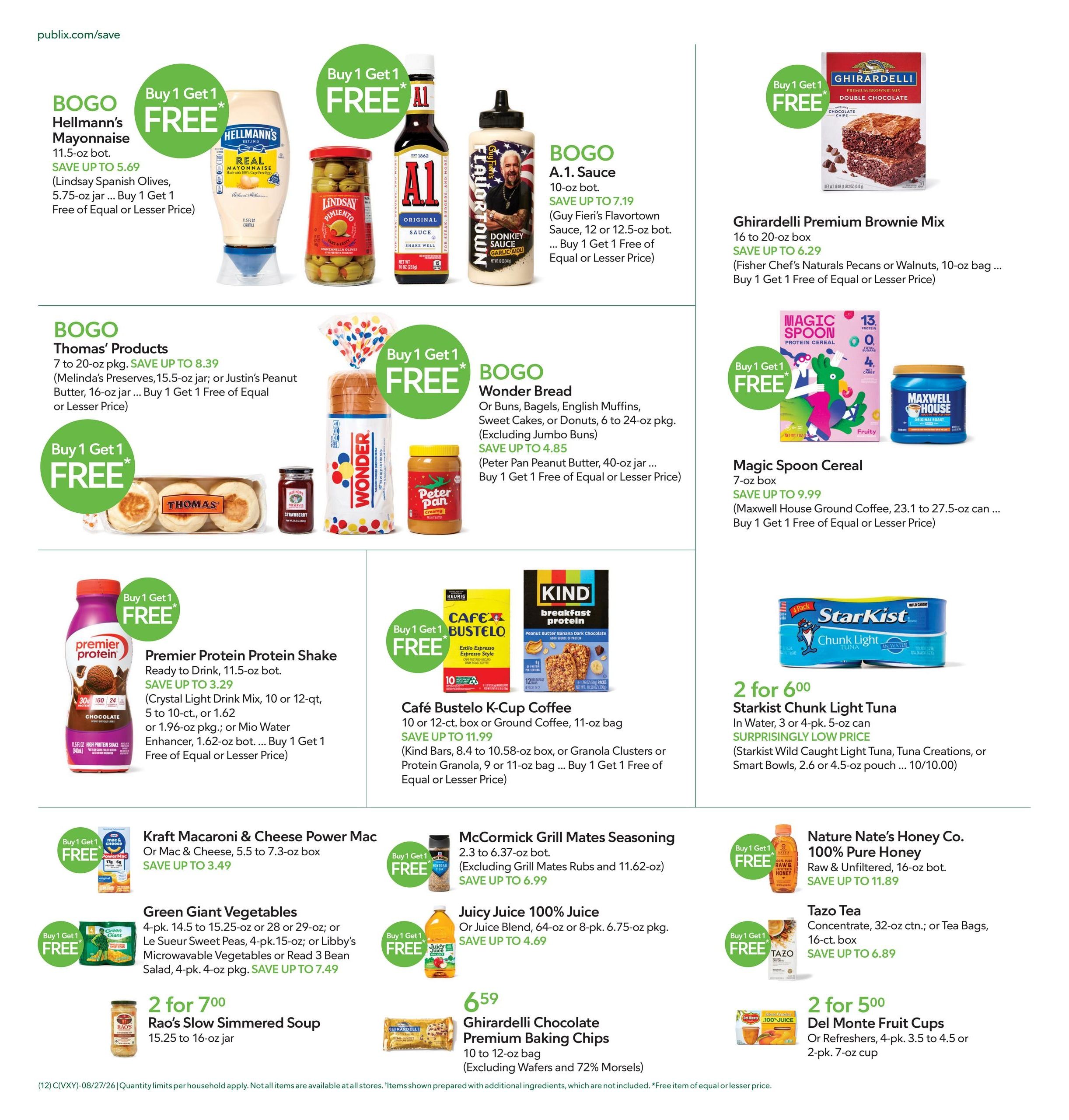 Publix (Borden Area, IN) Weekly Ad August 26 - September 1, 2026