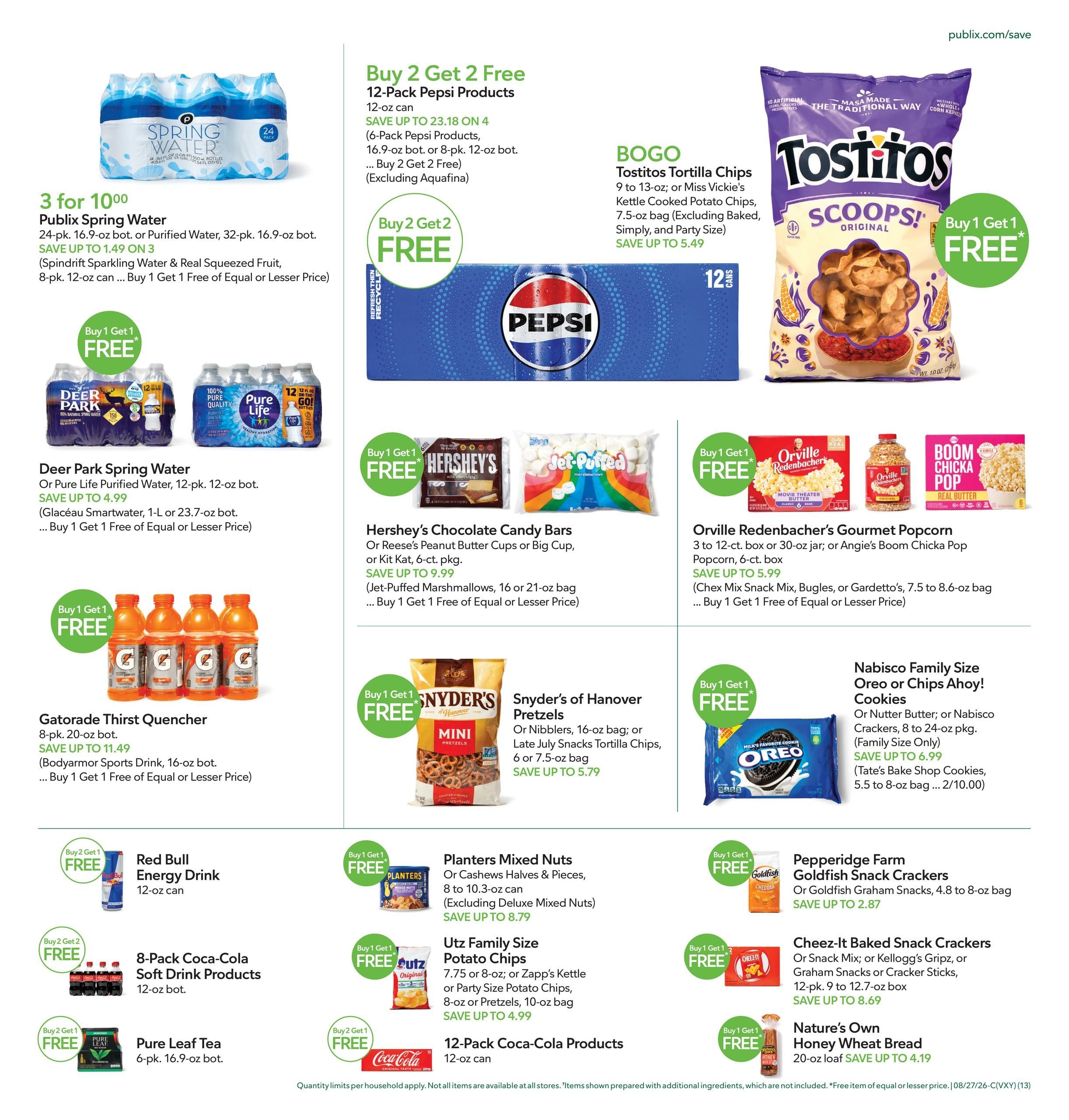 Publix (Borden Area, IN) Weekly Ad August 26 - September 1, 2026