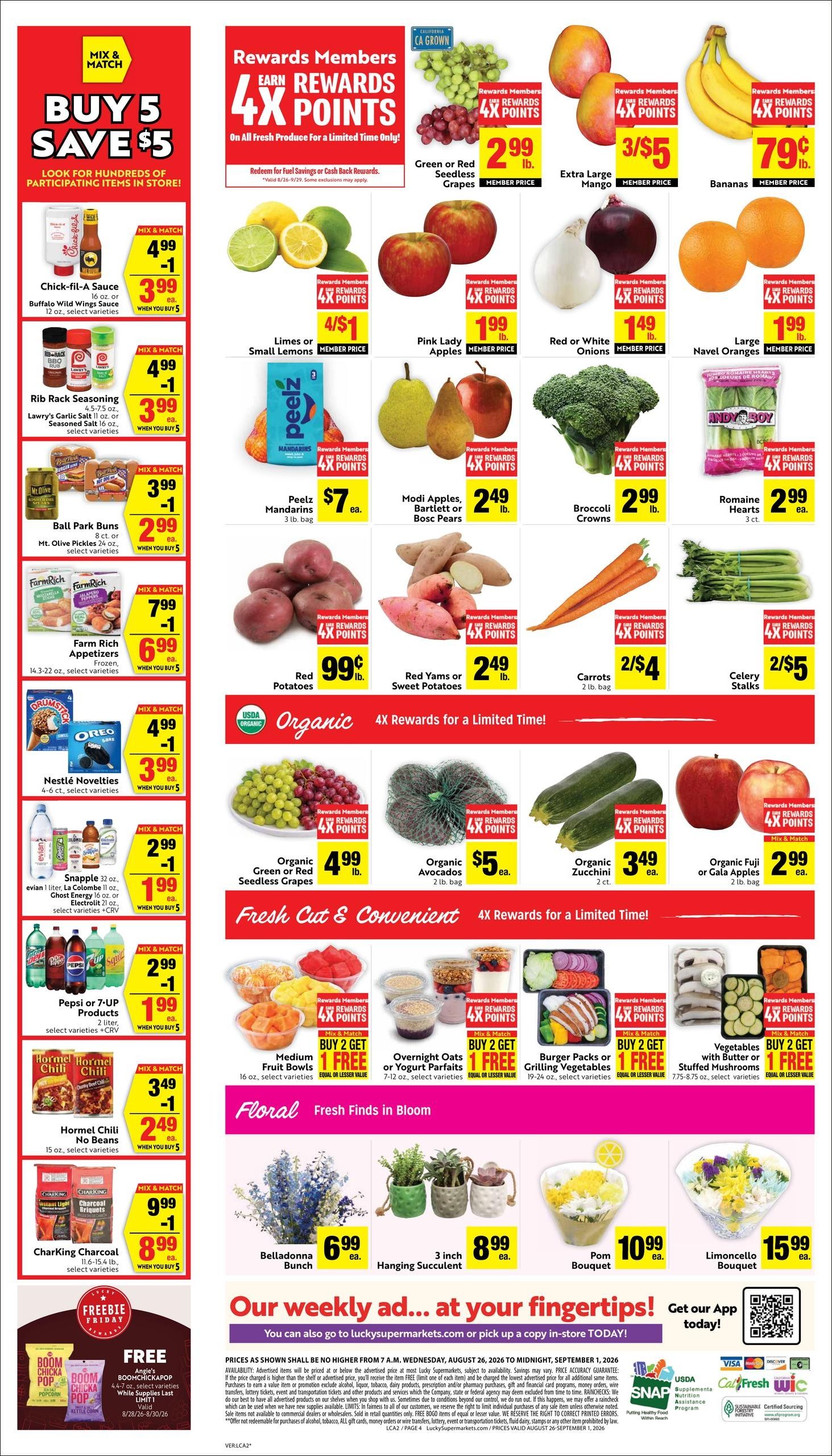 Lucky Supermarkets (Daly City Area, CA) Weekly Ad August 26 - September 1, 2026