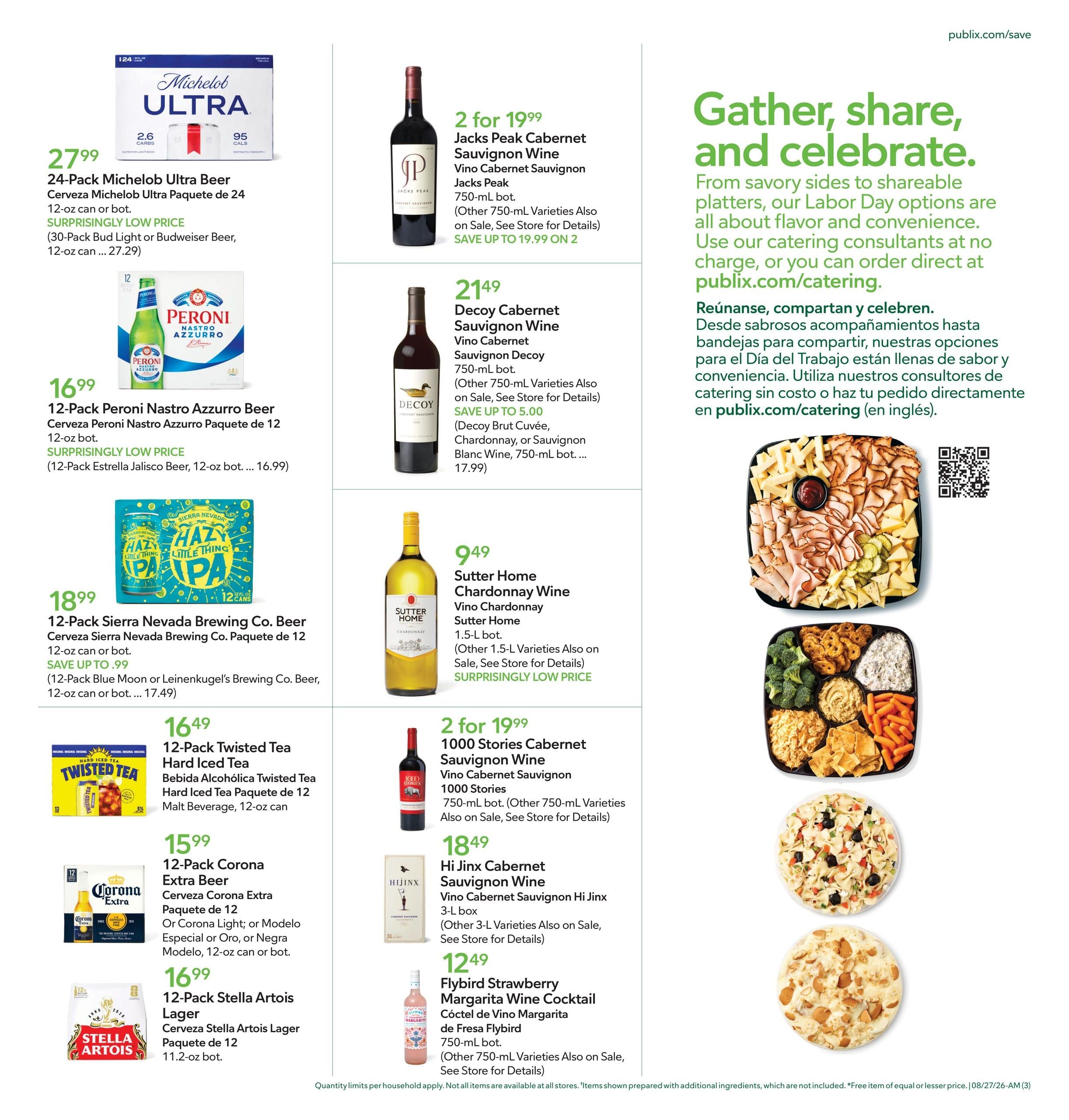 Publix Anuncio Semanal Español Weekly Ad August 26 - September 1, 2026