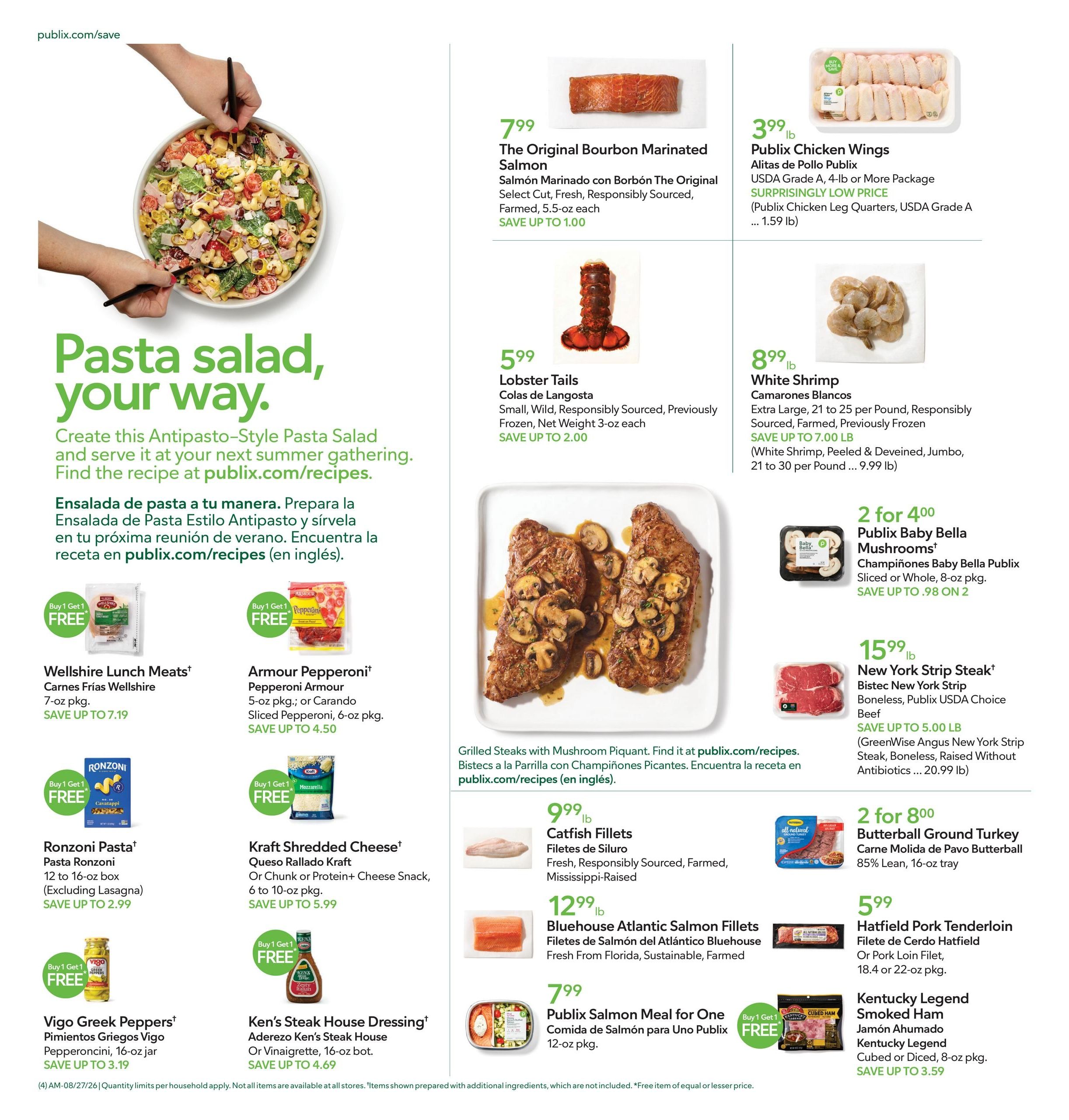 Publix Anuncio Semanal Español Weekly Ad August 26 - September 1, 2026
