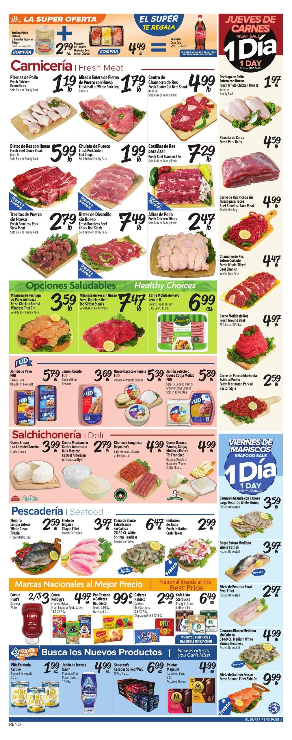El Super (Loyalton Area, CA) Weekly Ad August 26 - September 1, 2026