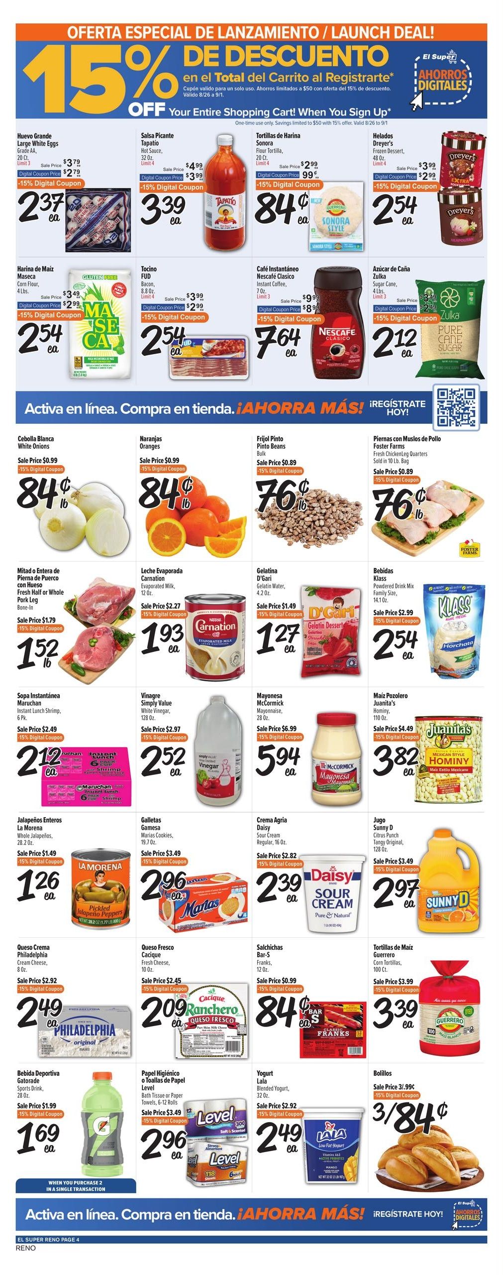 El Super (Loyalton Area, CA) Weekly Ad August 26 - September 1, 2026