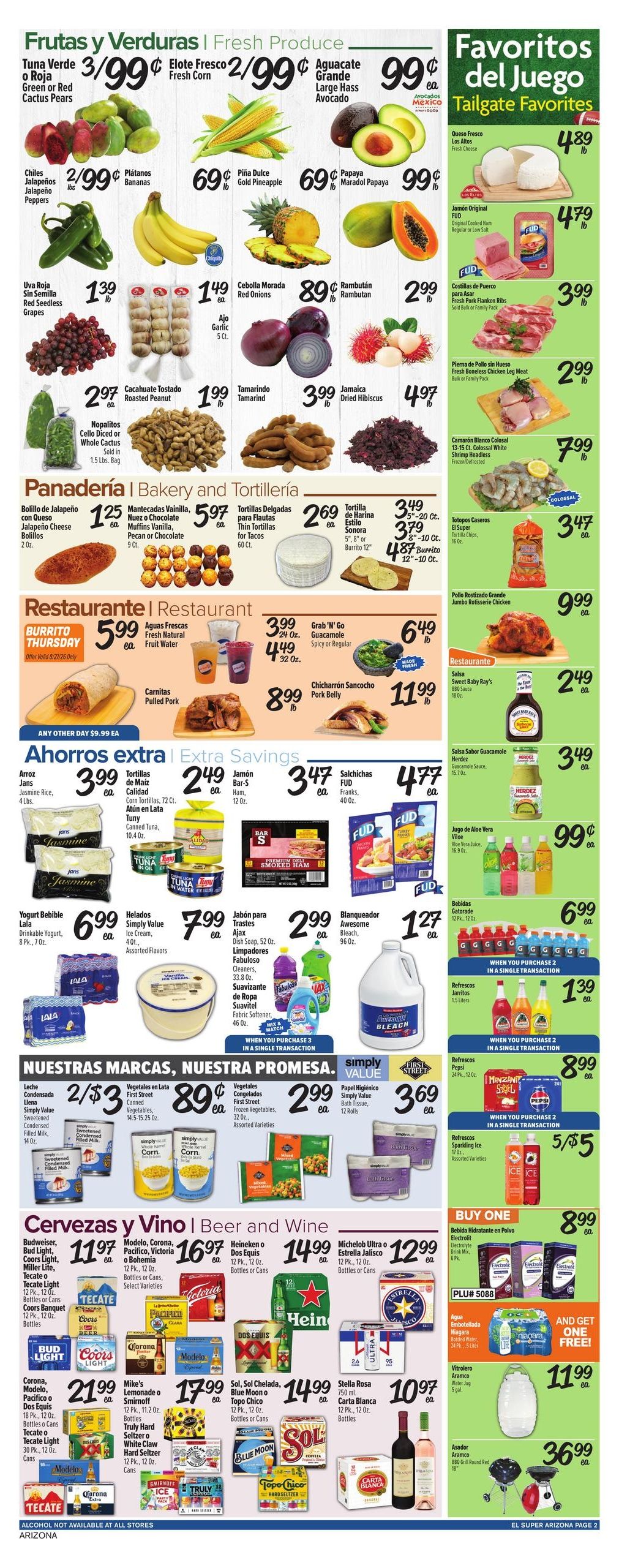 El Super (Apache Junction Area, AZ) Weekly Ad August 26 - September 1, 2026