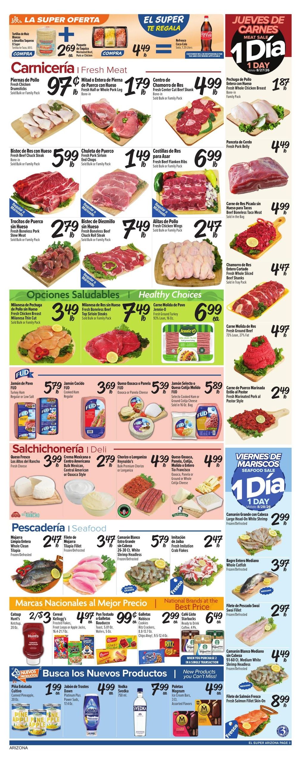El Super (Apache Junction Area, AZ) Weekly Ad August 26 - September 1, 2026