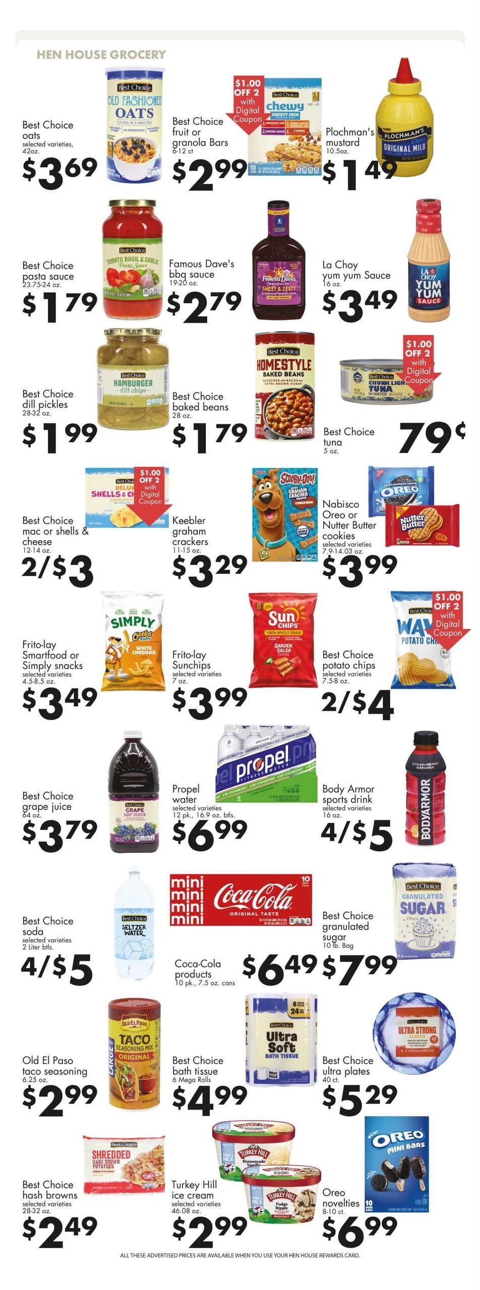 Hen House Weekly Ad August 26 - September 1, 2026